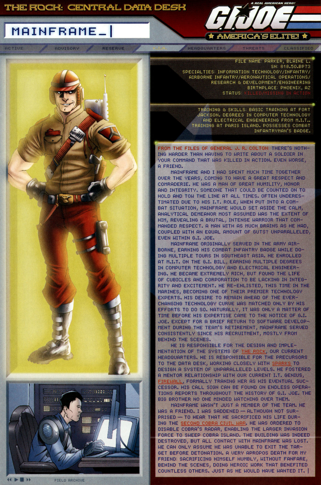 Read online G.I. Joe: Data Desk Handbook comic -  Issue #2 - 36