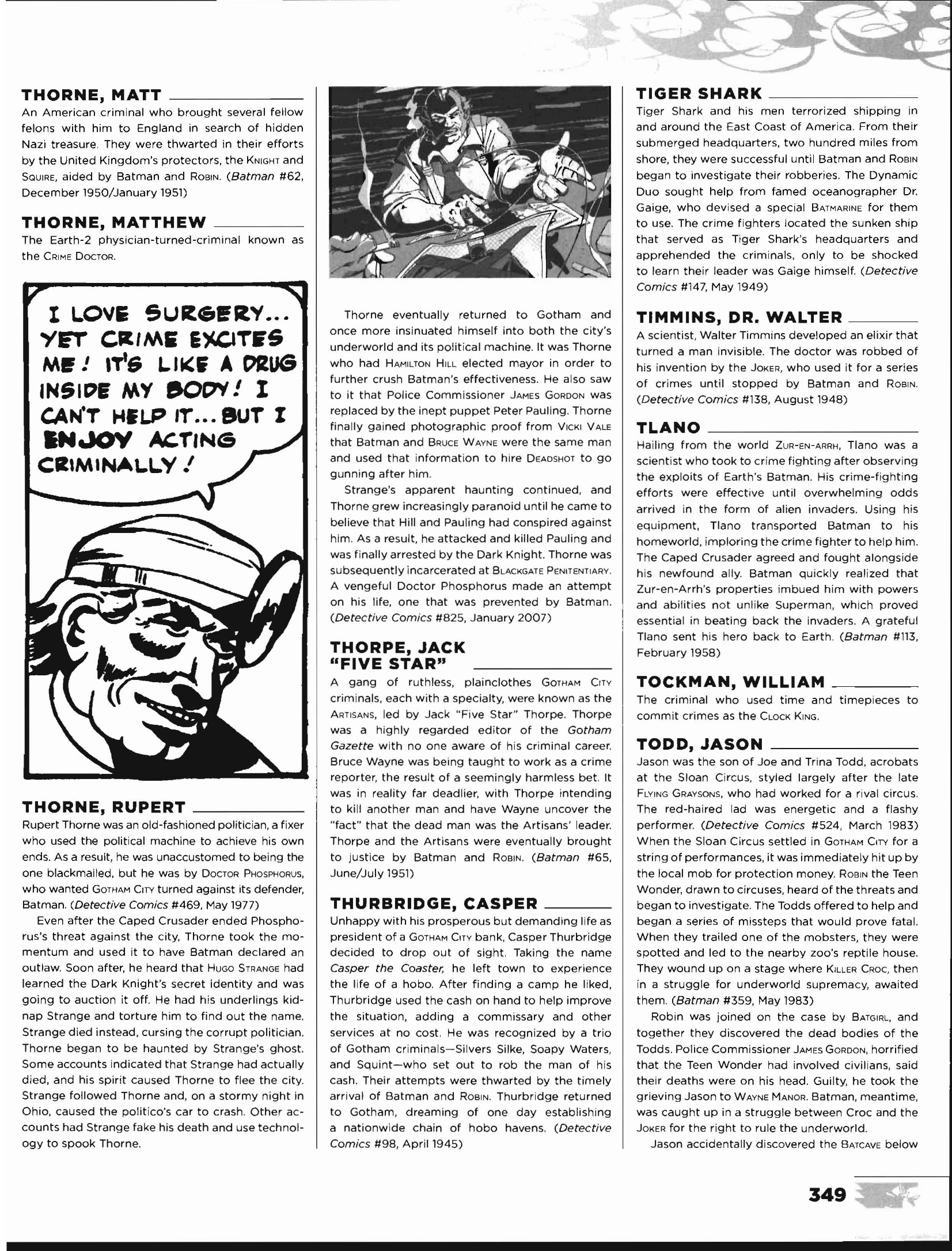 Read online The Essential Batman Encyclopedia comic -  Issue # TPB (Part 4) - 61