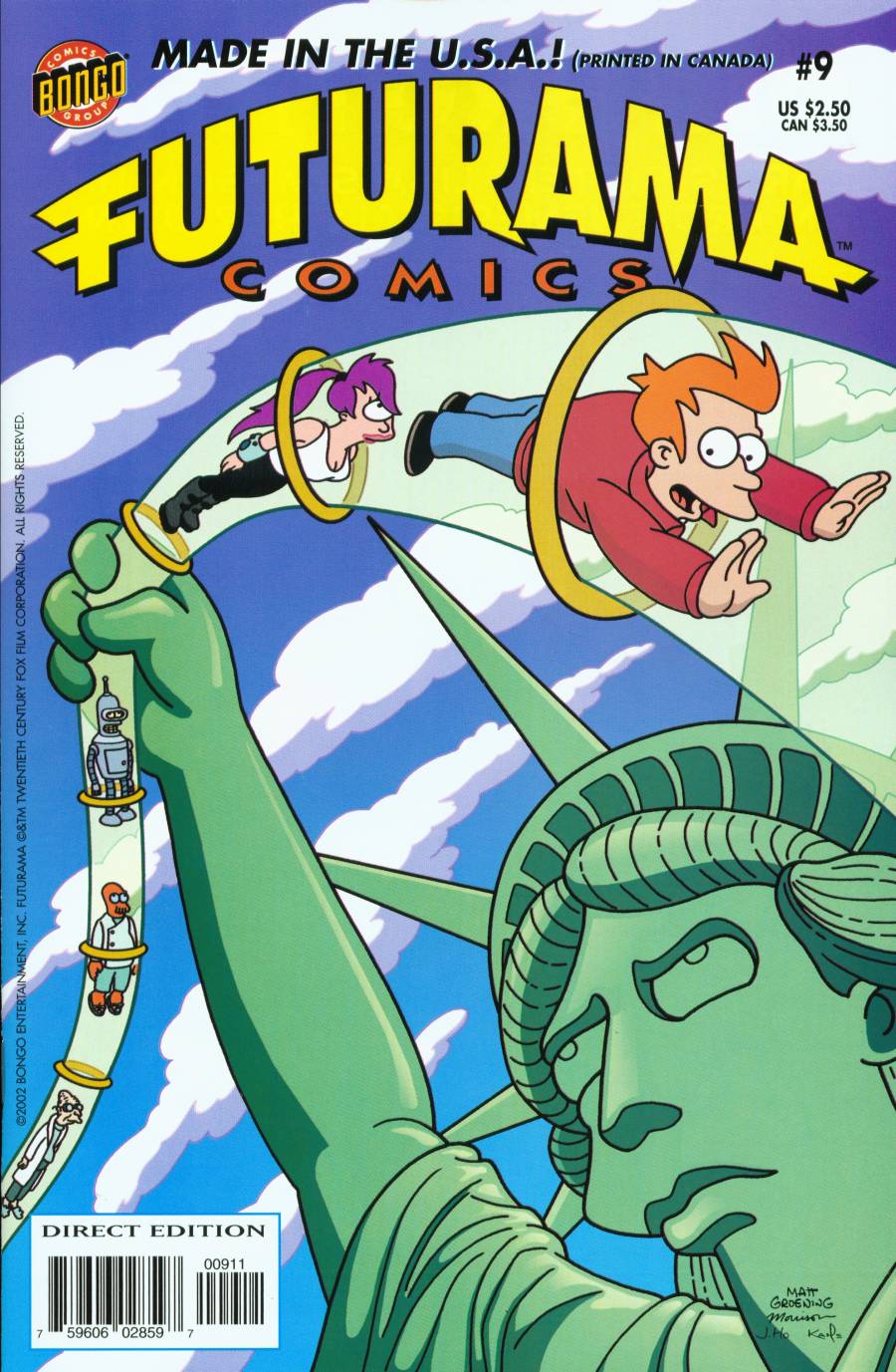 Read online Futurama Comics comic -  Issue #9a - 1