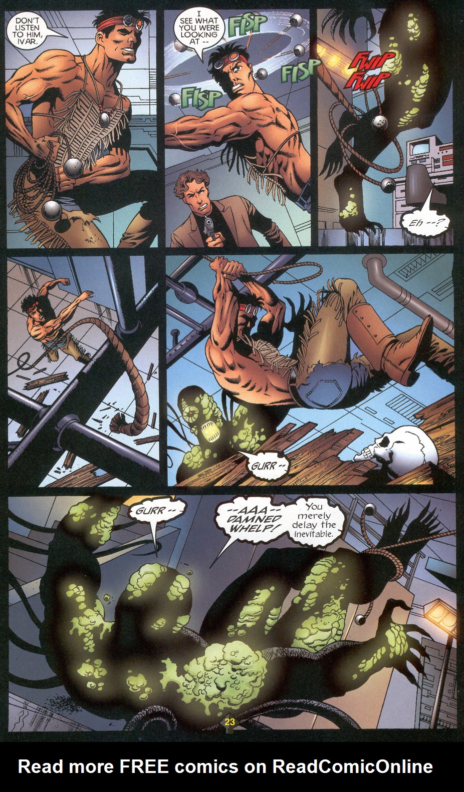 Read online Turok / Timewalker: Seventh Sabbath comic -  Issue #2 - 21