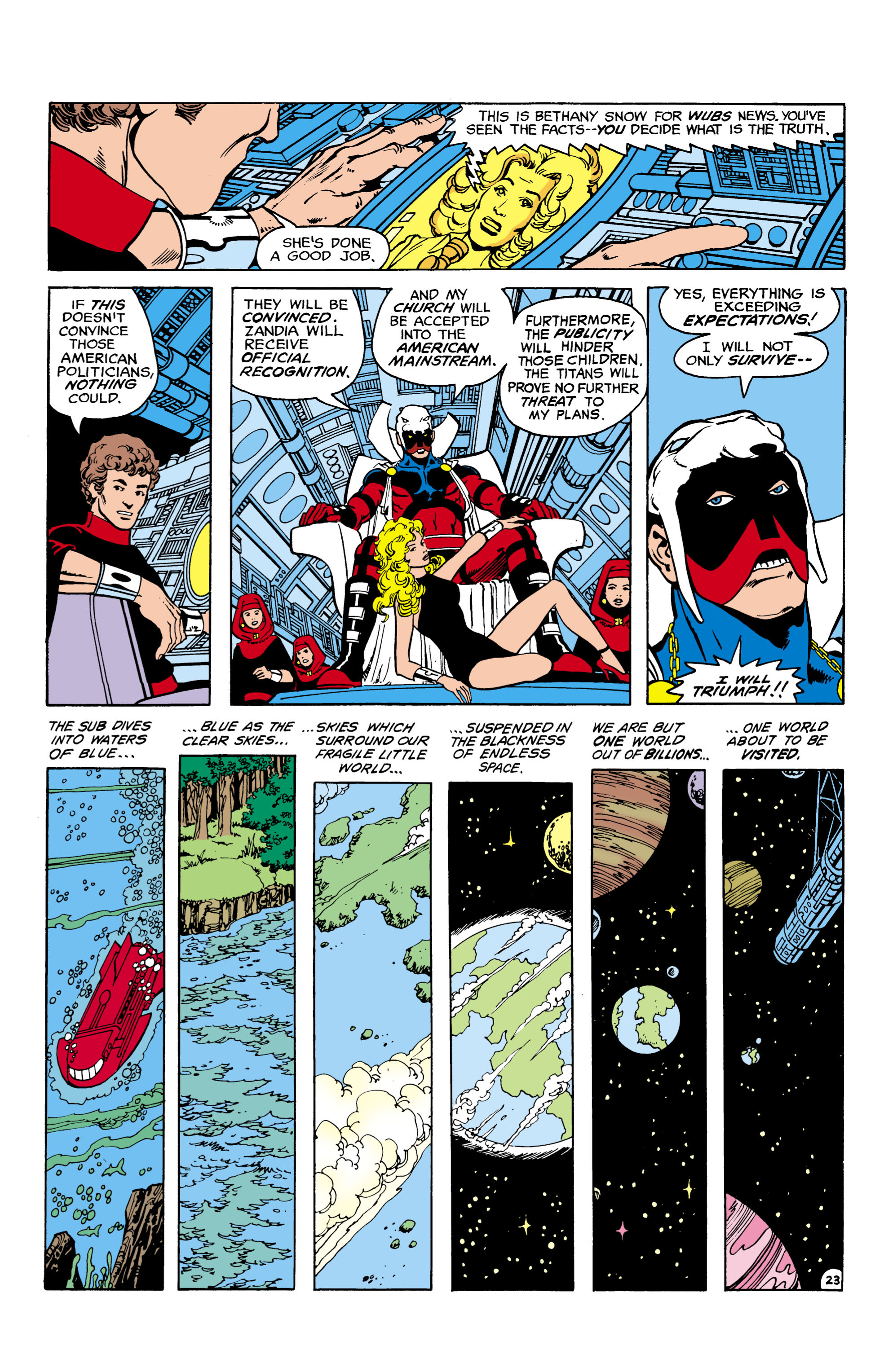 Read online The New Teen Titans (1980) comic -  Issue #22 - 24