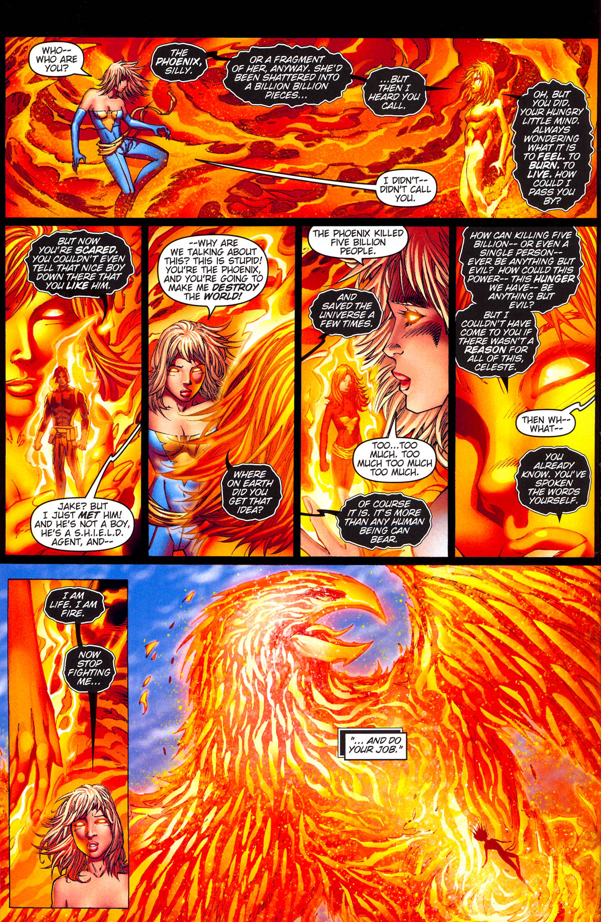 Read online X-Men: Phoenix - Warsong comic -  Issue #4 - 6