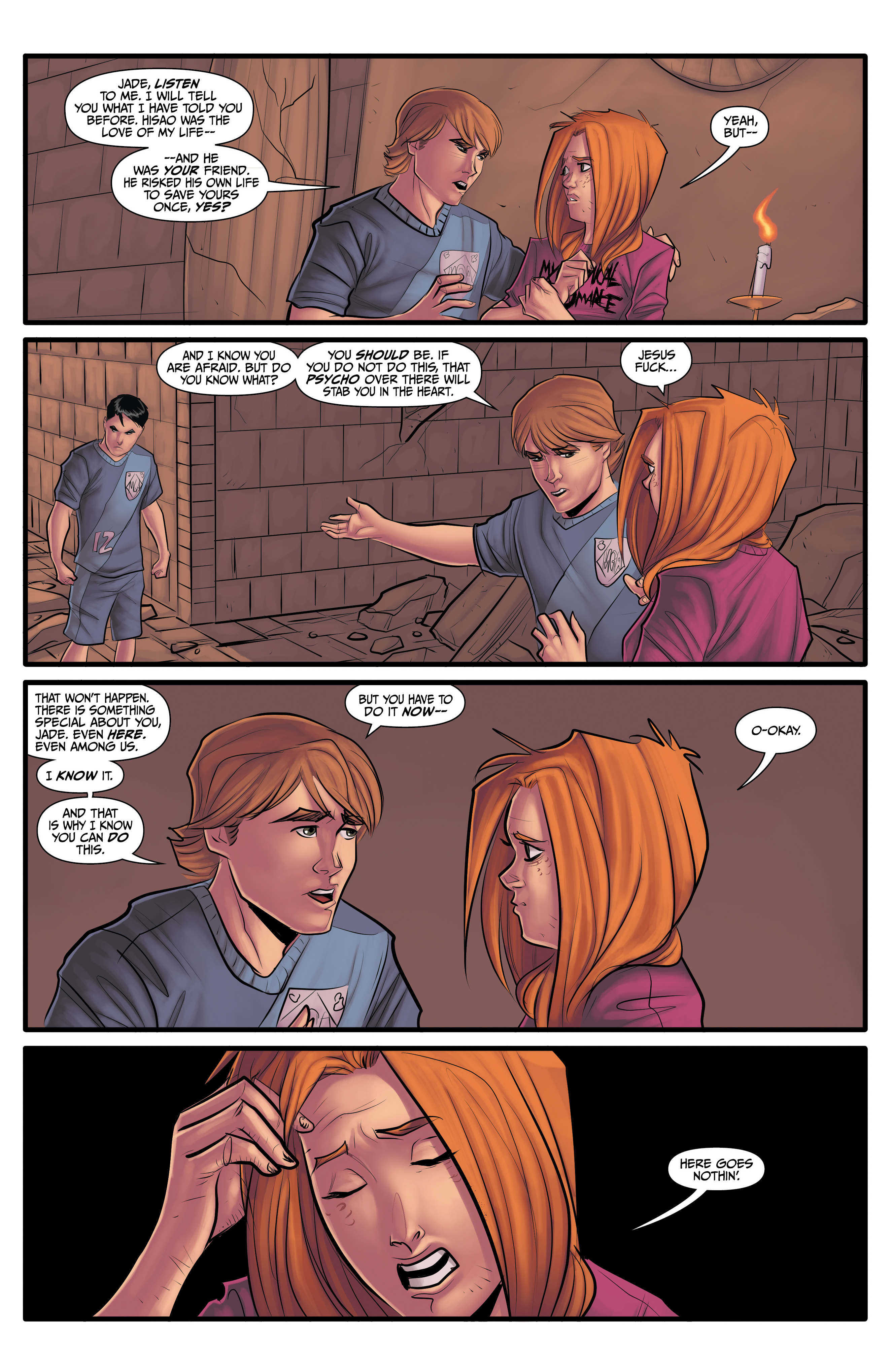 Read online Morning Glories comic -  Issue #50 - 27