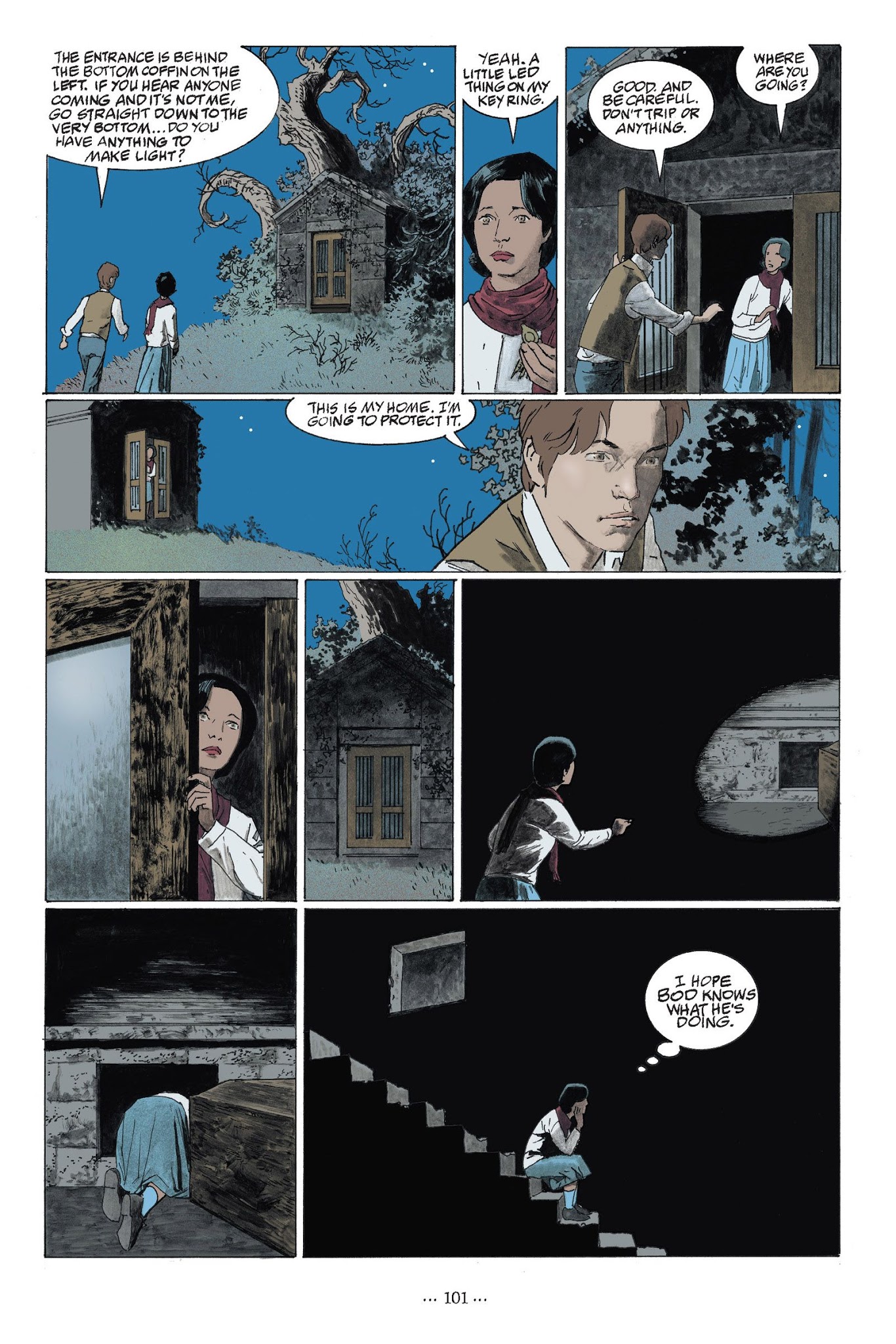 Read online The Graveyard Book: Graphic Novel comic -  Issue # TPB 2 - 107
