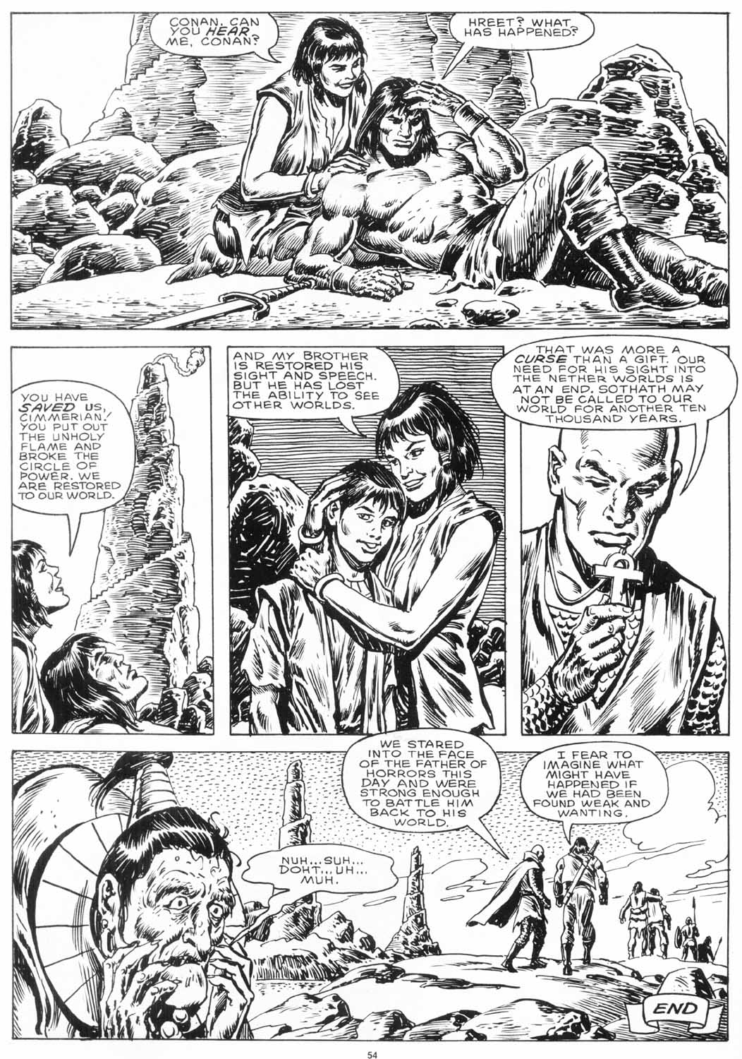 Read online The Savage Sword Of Conan comic -  Issue #152 - 55