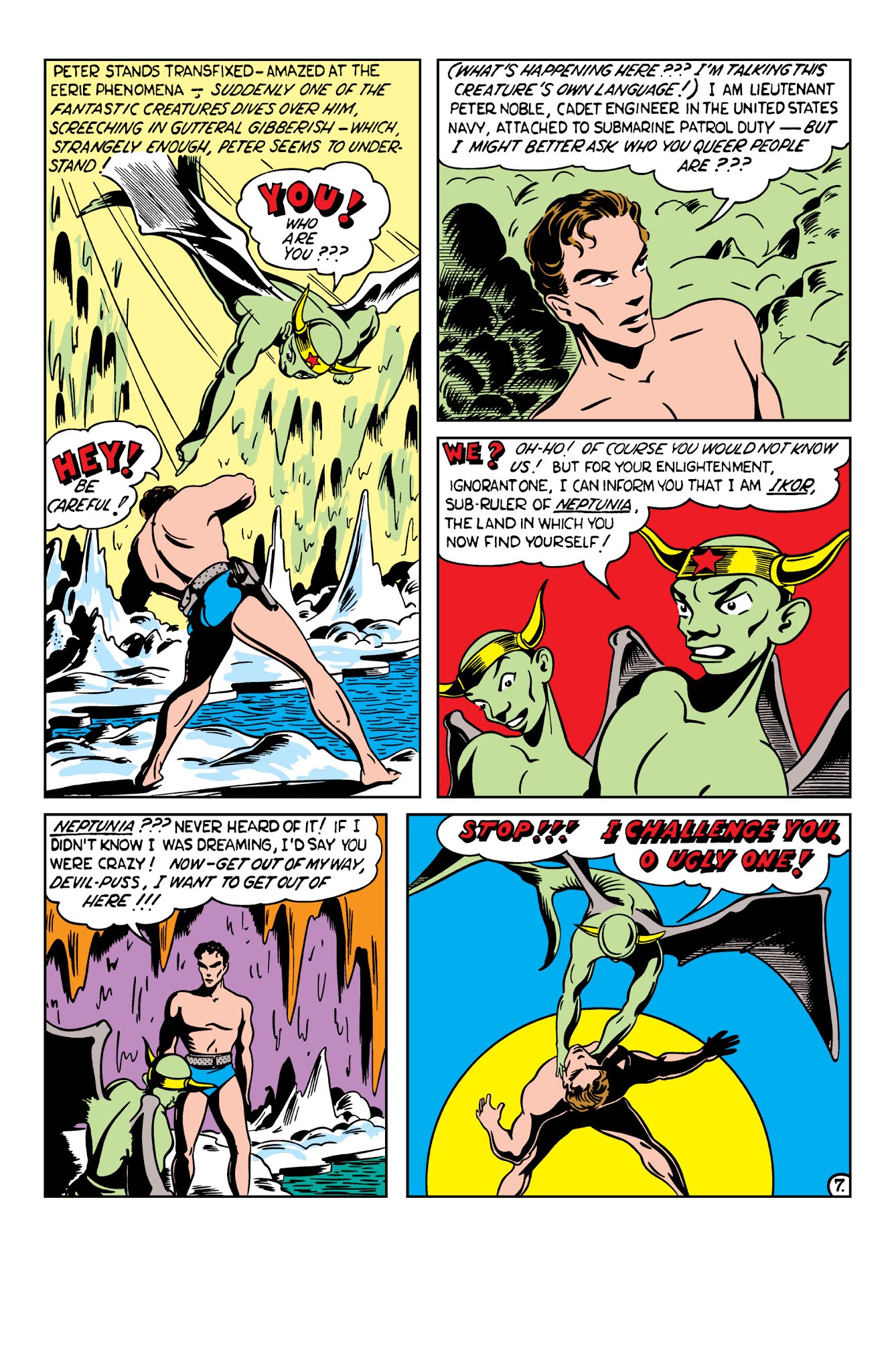 Read online Daring Mystery Comics comic -  Issue #7 - 16