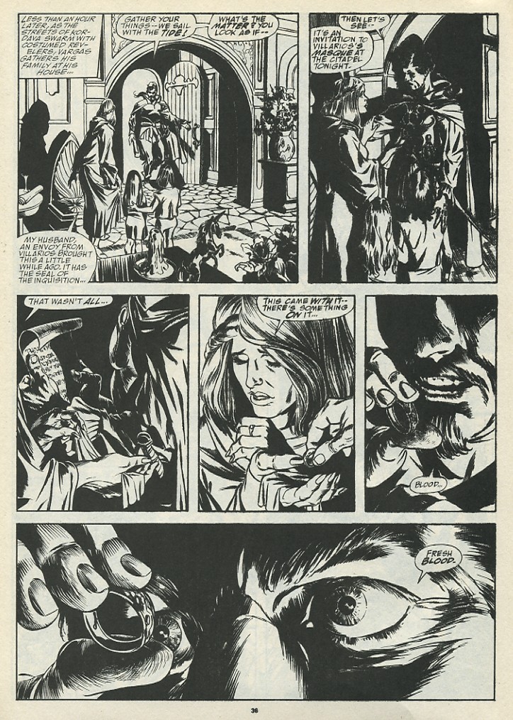 Read online The Savage Sword Of Conan comic -  Issue #185 - 38