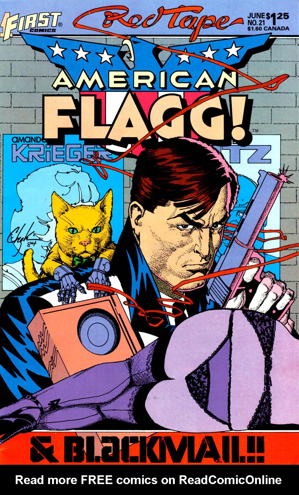 Read online American Flagg! comic -  Issue #21 - 1