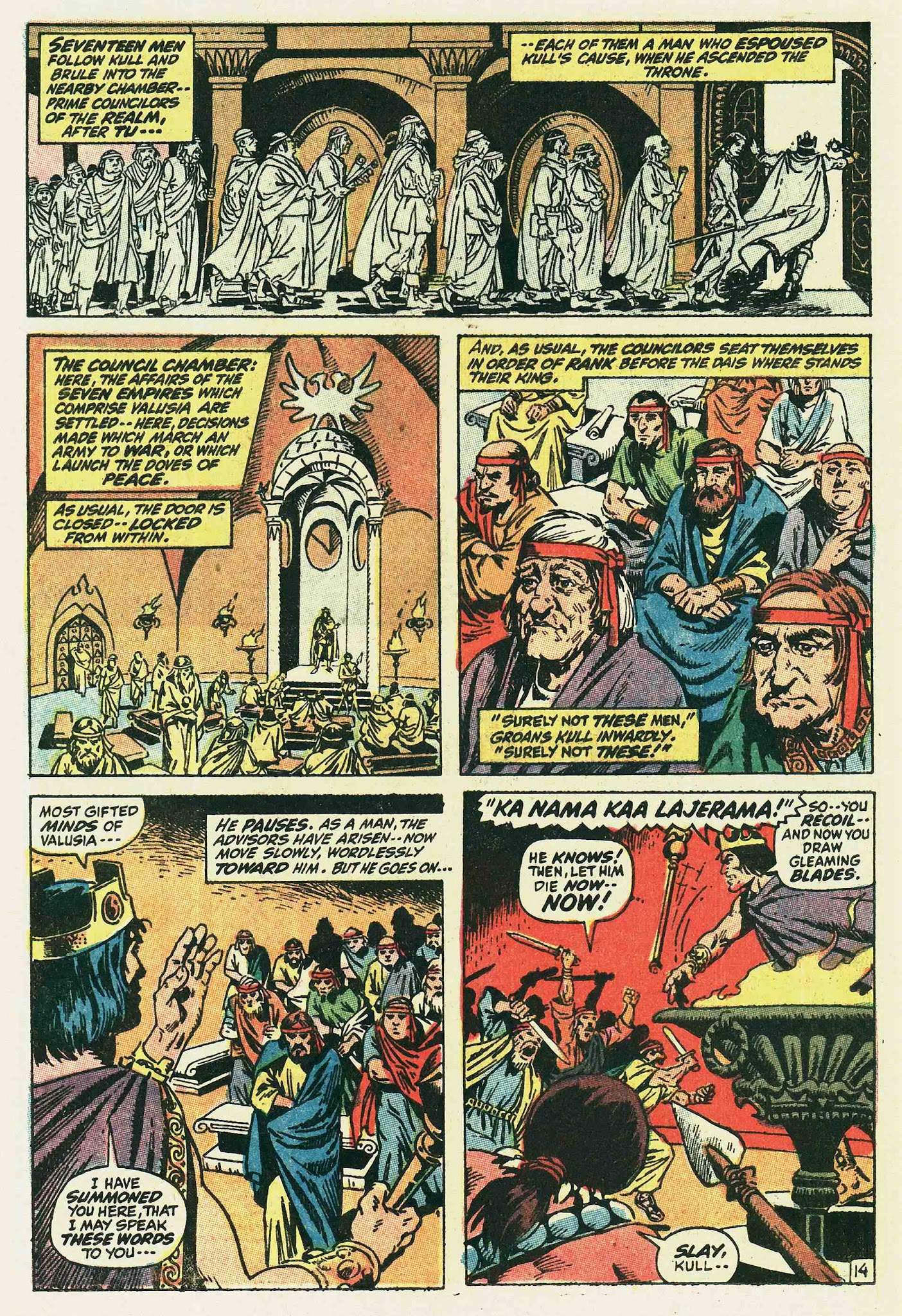 Read online Kull, the Conqueror (1971) comic -  Issue #2 - 15