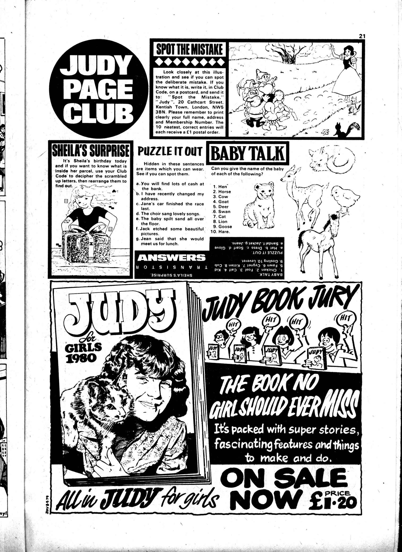 Read online Judy comic -  Issue #26 - 21