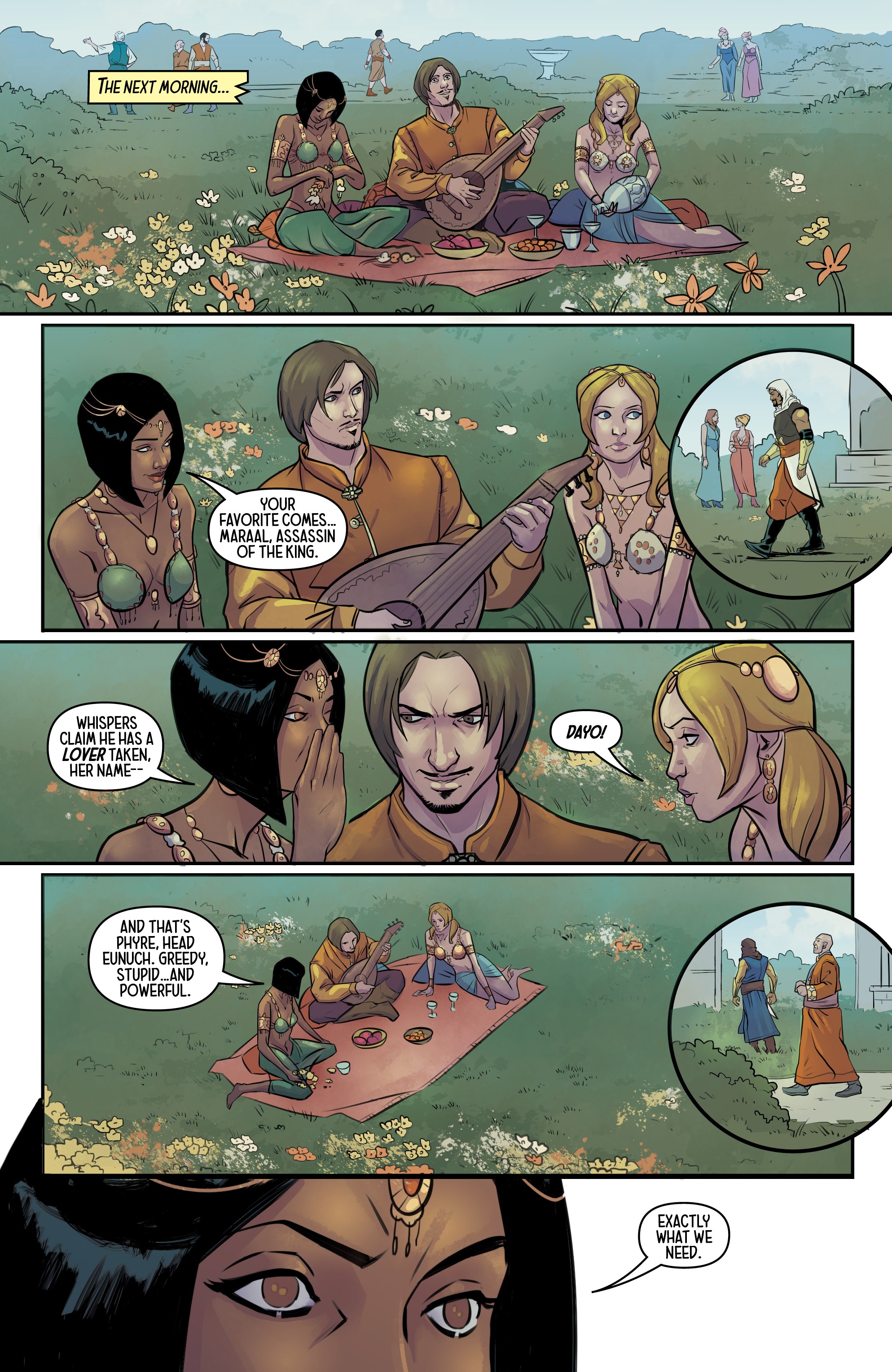 Read online The Witcher: Of Flesh and Flame comic -  Issue #2 - 17