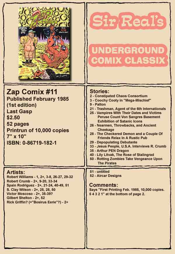 Read online Zap Comix comic -  Issue #11 - 53