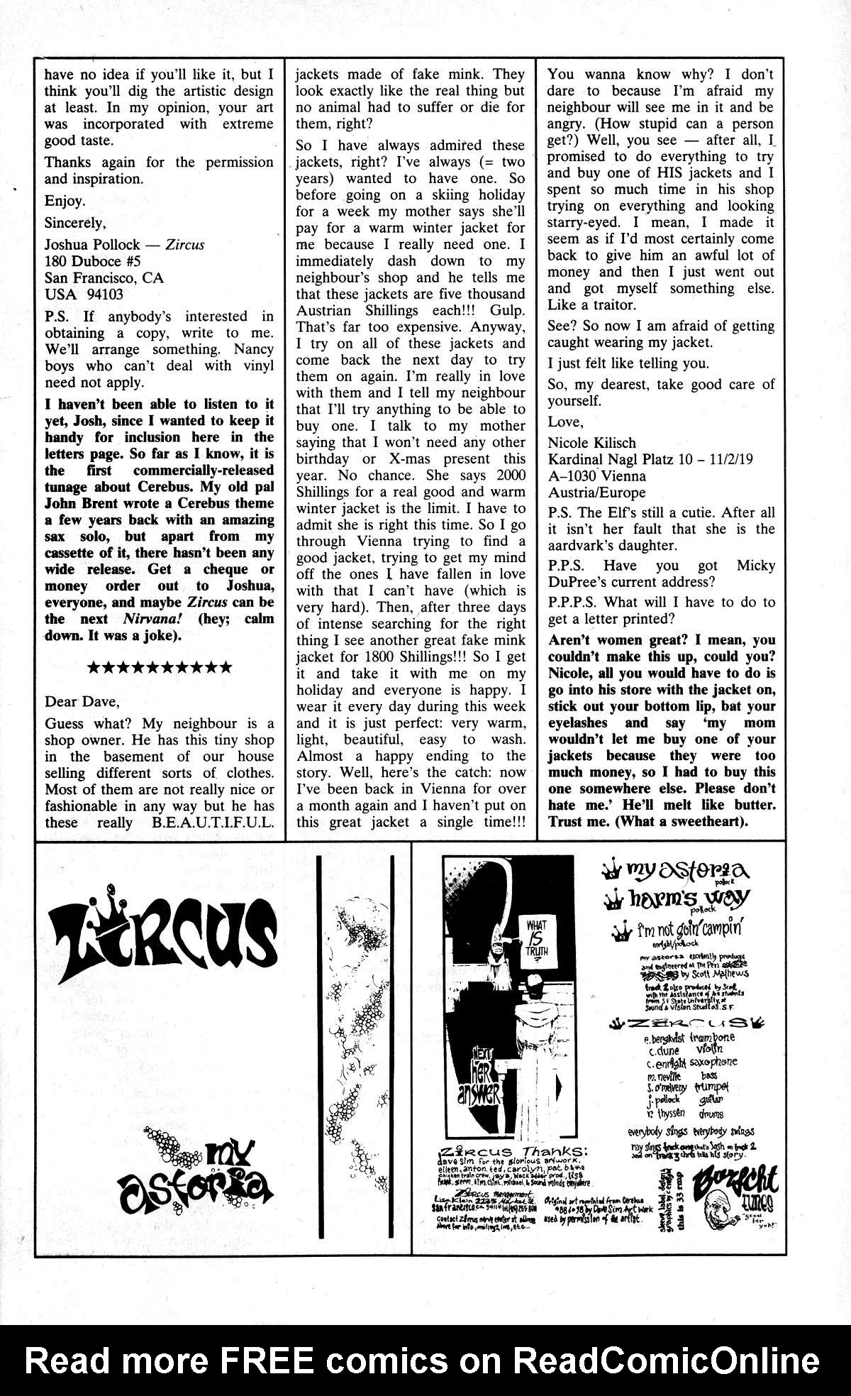 Read online Cerebus comic -  Issue #170 - 33