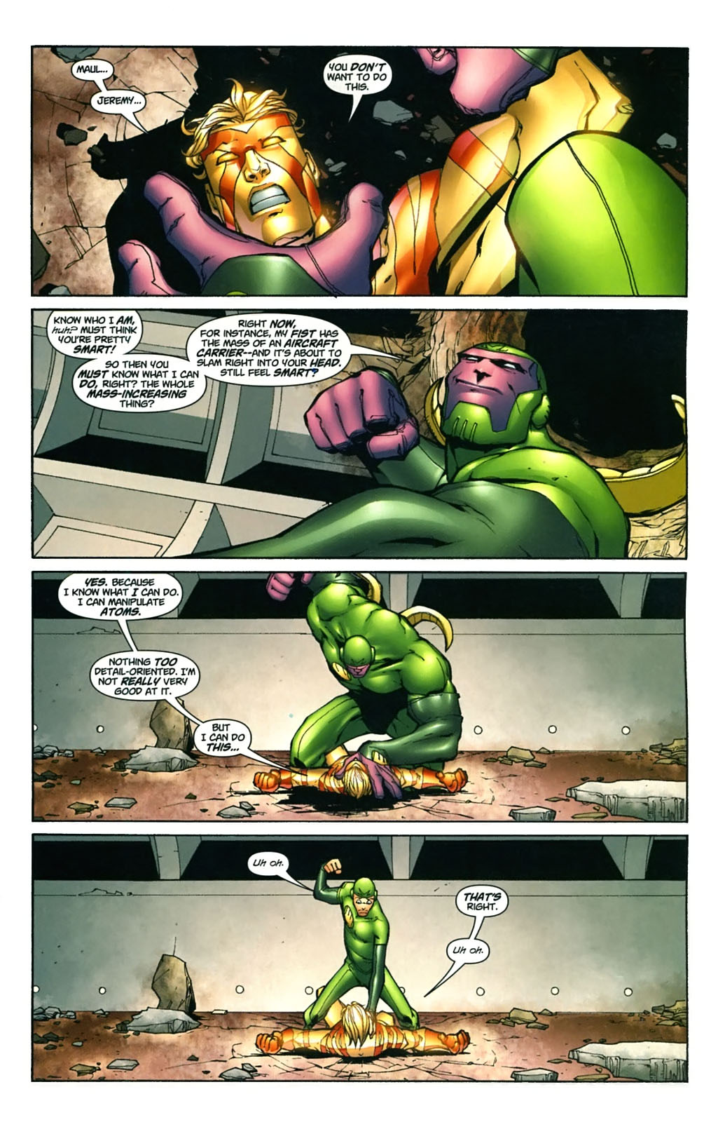 Read online Captain Atom: Armageddon comic -  Issue #4 - 8