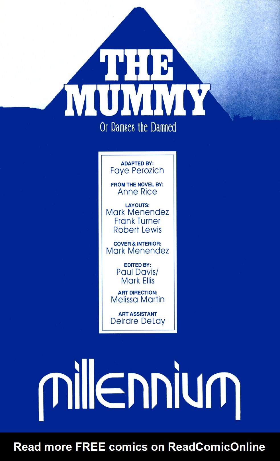 Read online Anne Rice's The Mummy or Ramses the Damned comic -  Issue #10 - 2