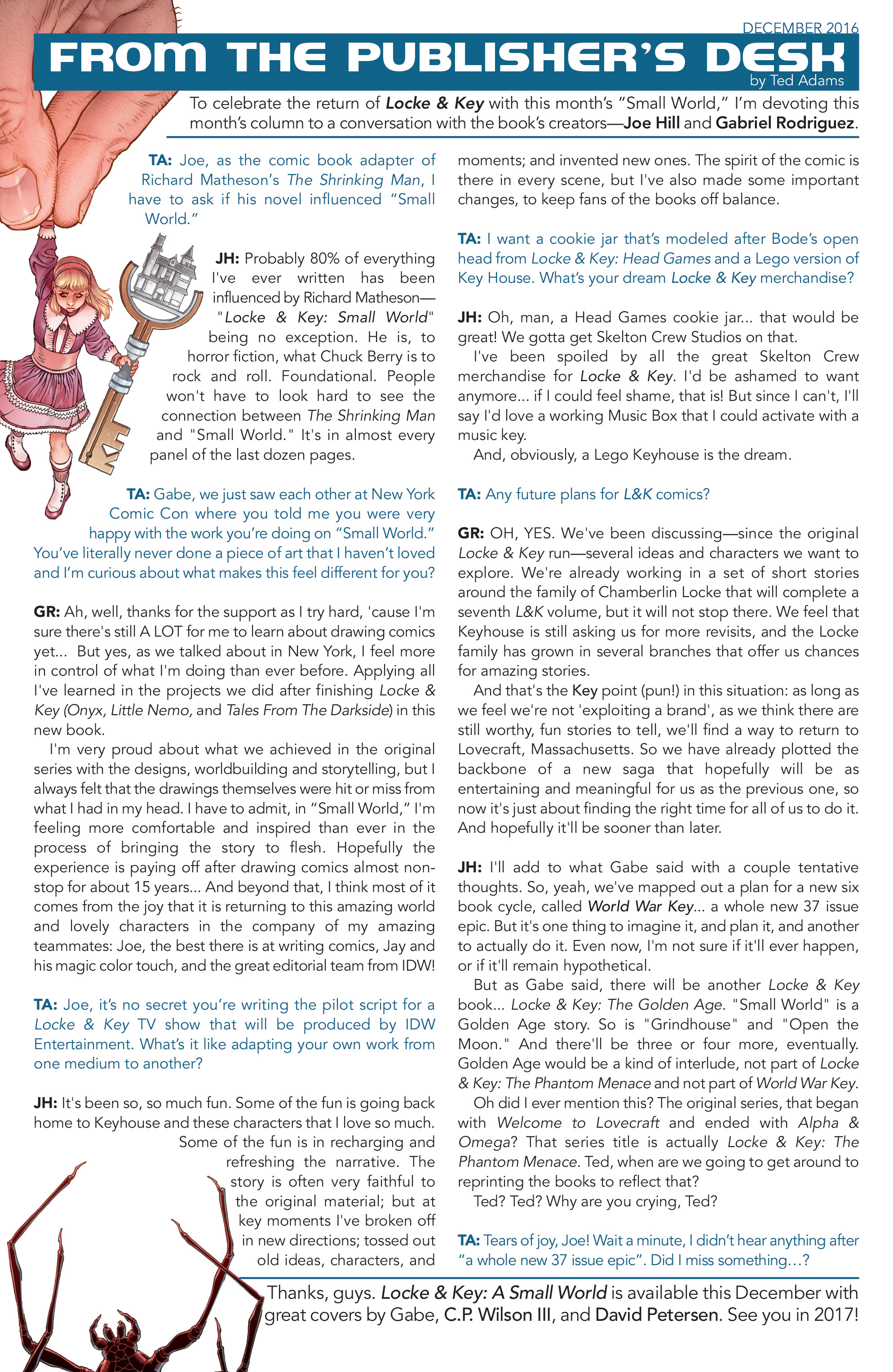 Read online Locke & Key: Small World comic -  Issue # Full - 26