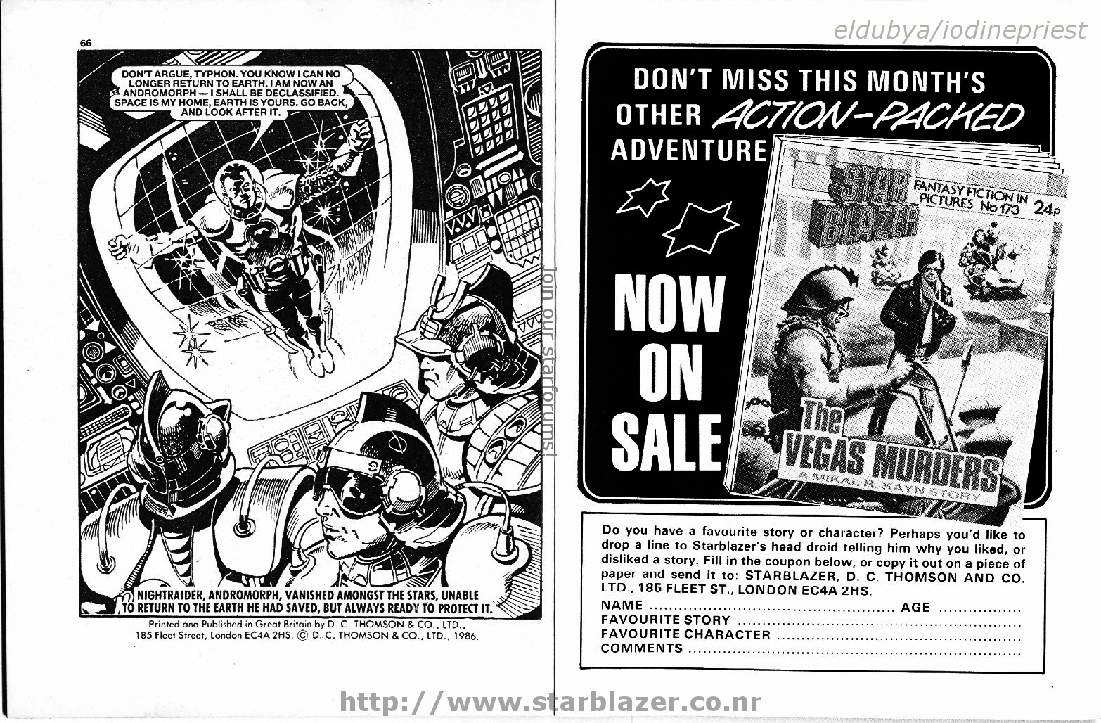 Read online Starblazer comic -  Issue #172 - 35