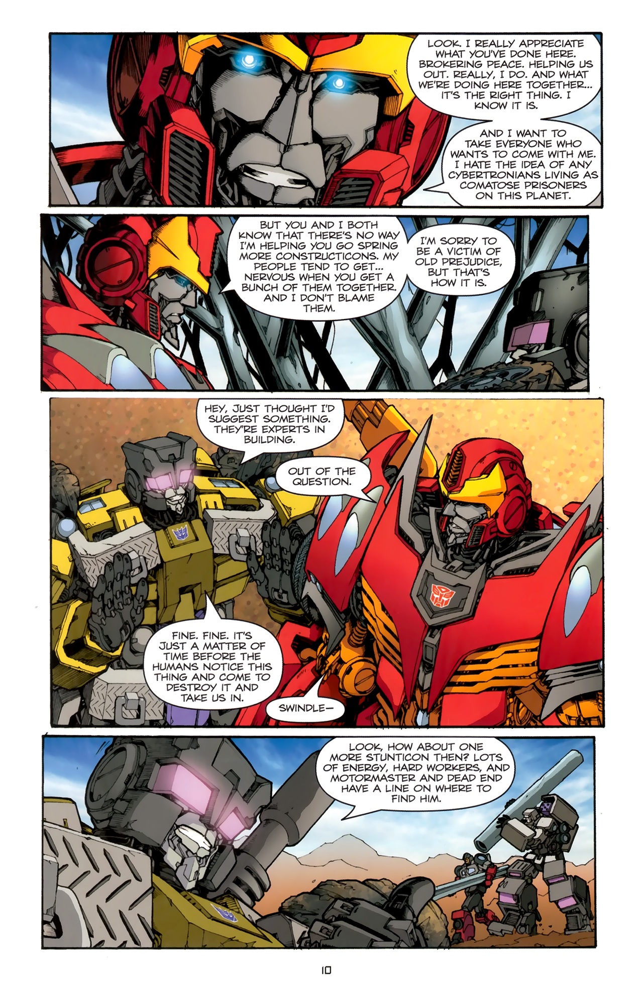 Read online The Transformers (2009) comic -  Issue #4 - 13