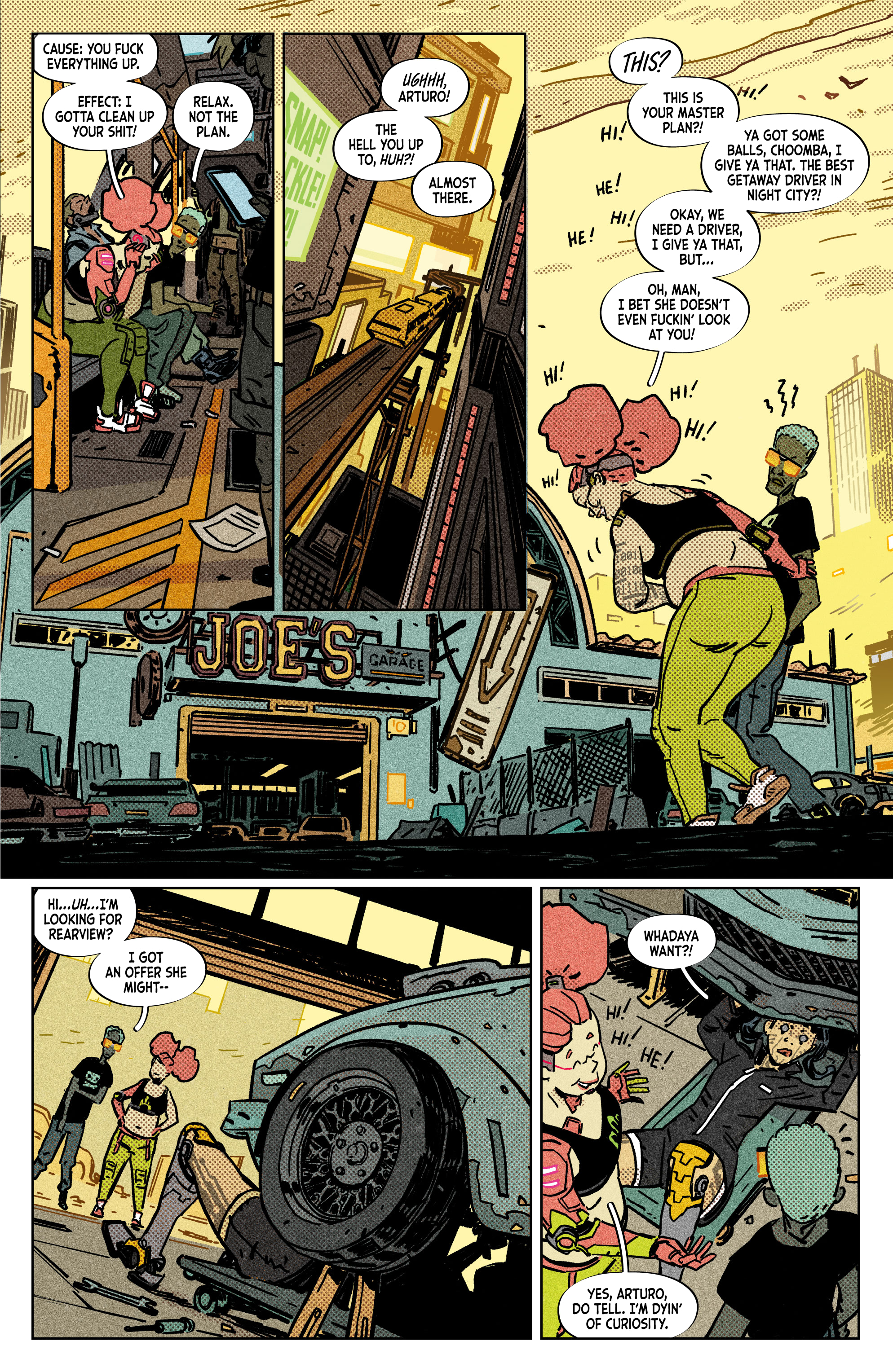 Read online Cyberpunk 2077: Blackout comic -  Issue #2 - 7