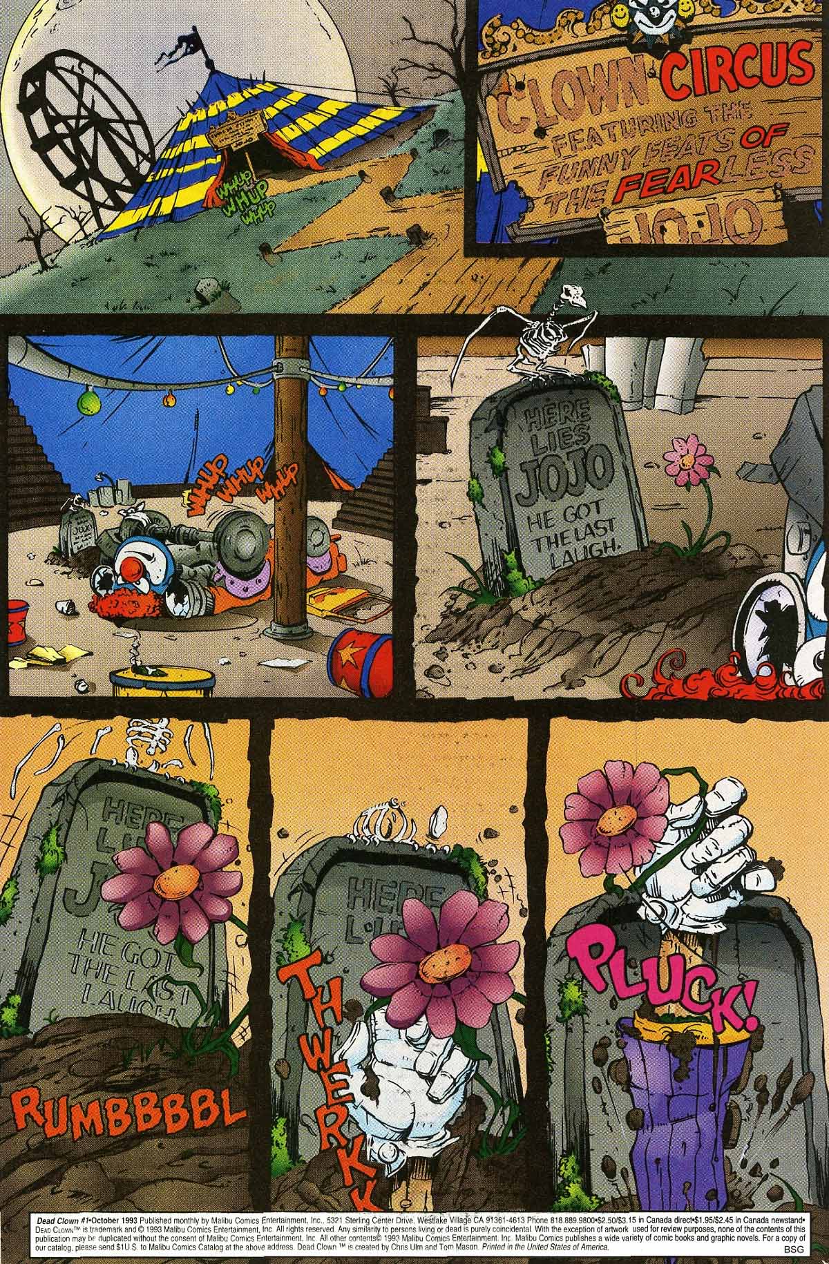 Read online Dead Clown comic -  Issue #1 - 2