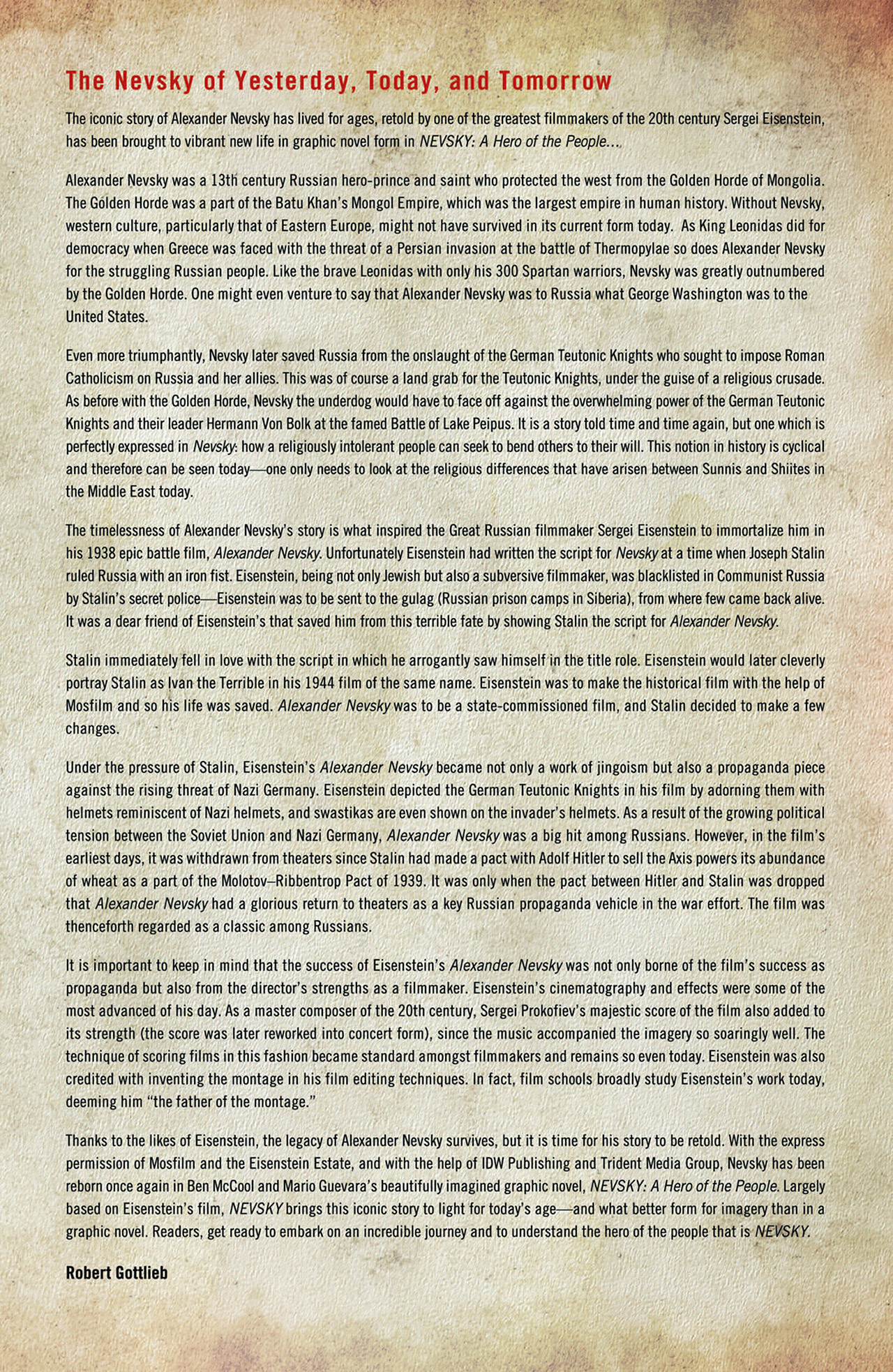 Read online Nevsky: A Hero of the People comic -  Issue # TPB - 8