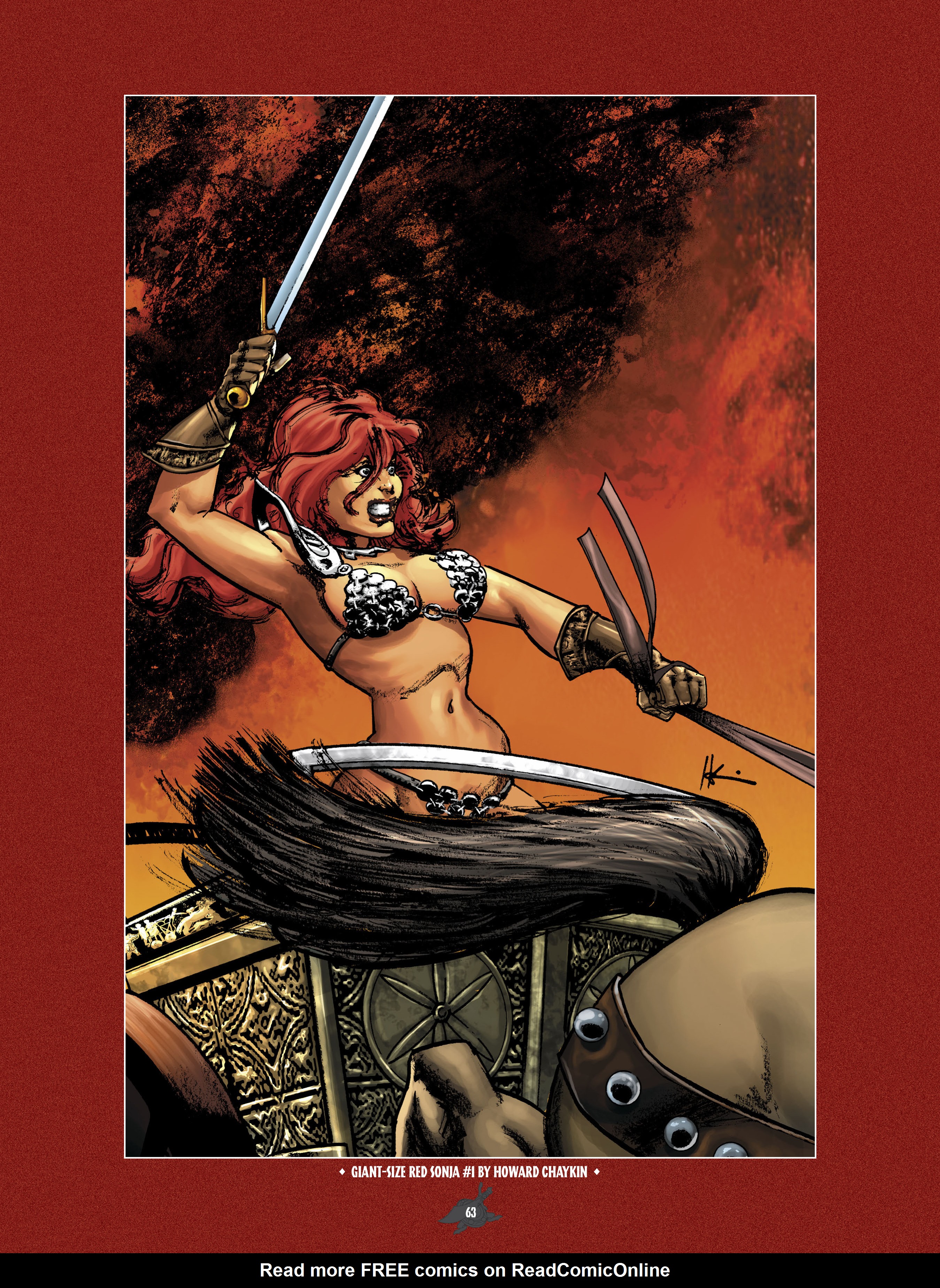 Read online The Art of Red Sonja comic -  Issue # TPB 1 (Part 1) - 62