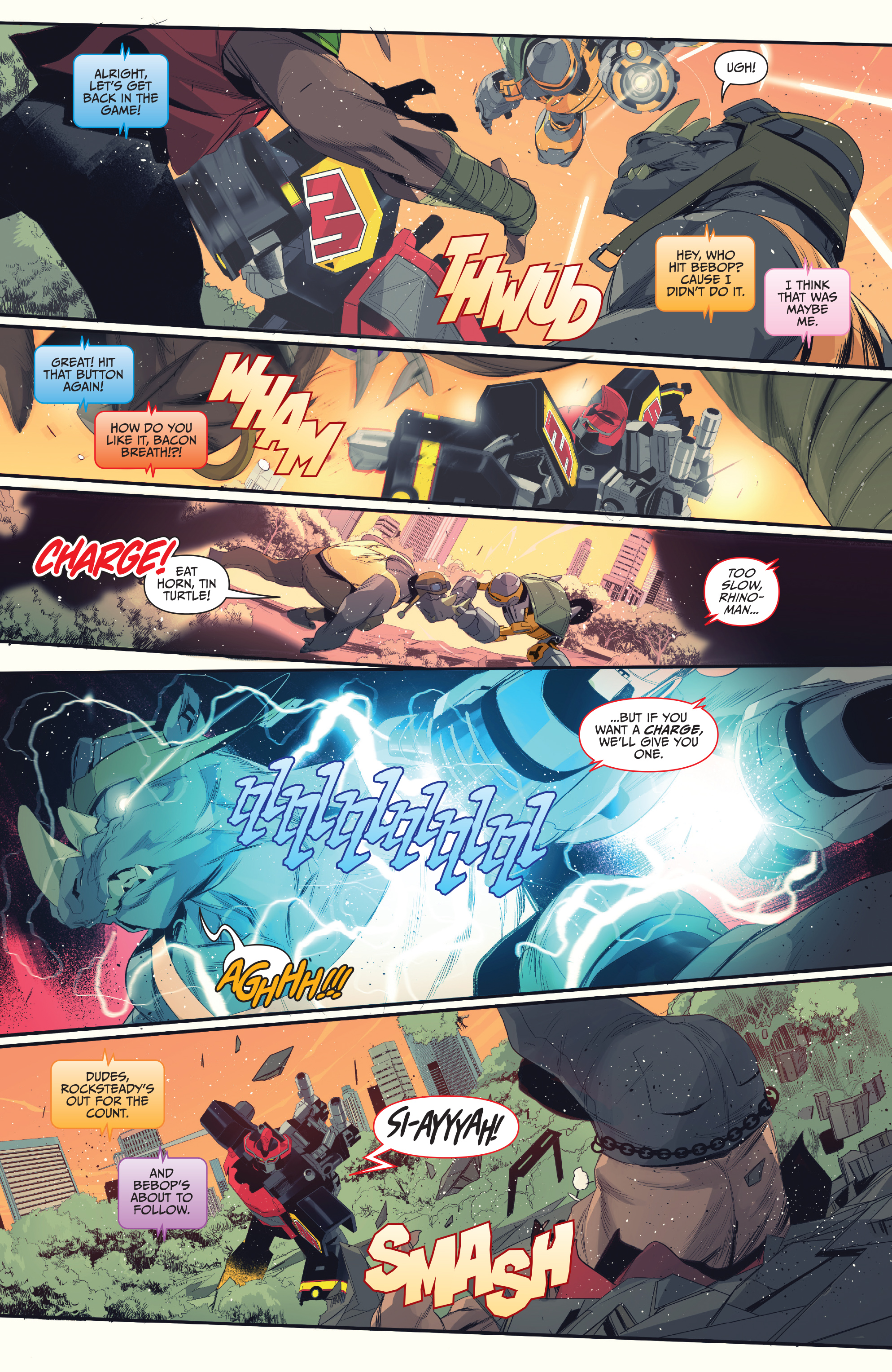 Read online Mighty Morphin Power Rangers: Teenage Mutant Ninja Turtles comic -  Issue #5 - 9