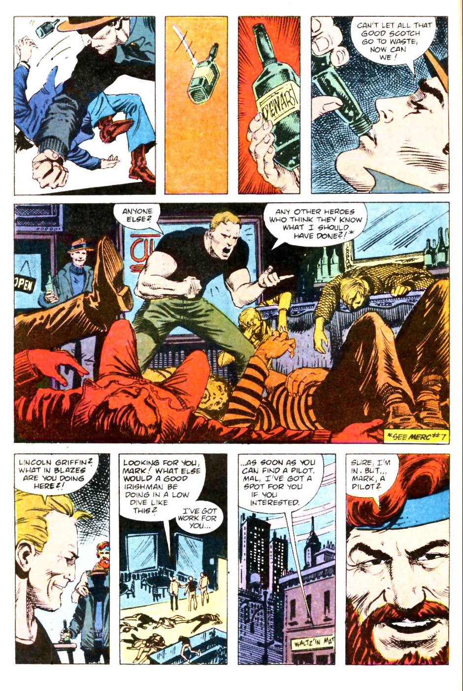 Read online Mark Hazzard: Merc comic -  Issue #9 - 5