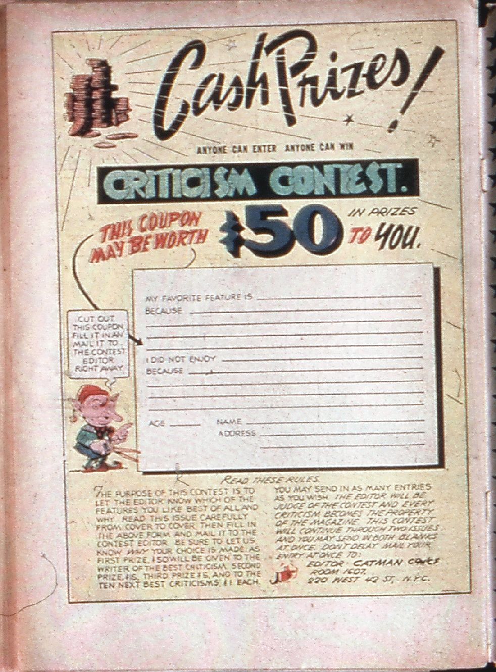 Read online Cat-Man Comics comic -  Issue #8 - 66