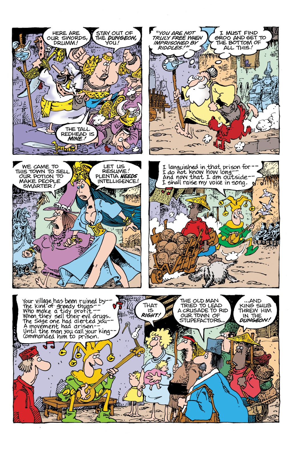 Read online Sergio Aragonés' Groo: The Most Intelligent Man In The World comic -  Issue # TPB - 87