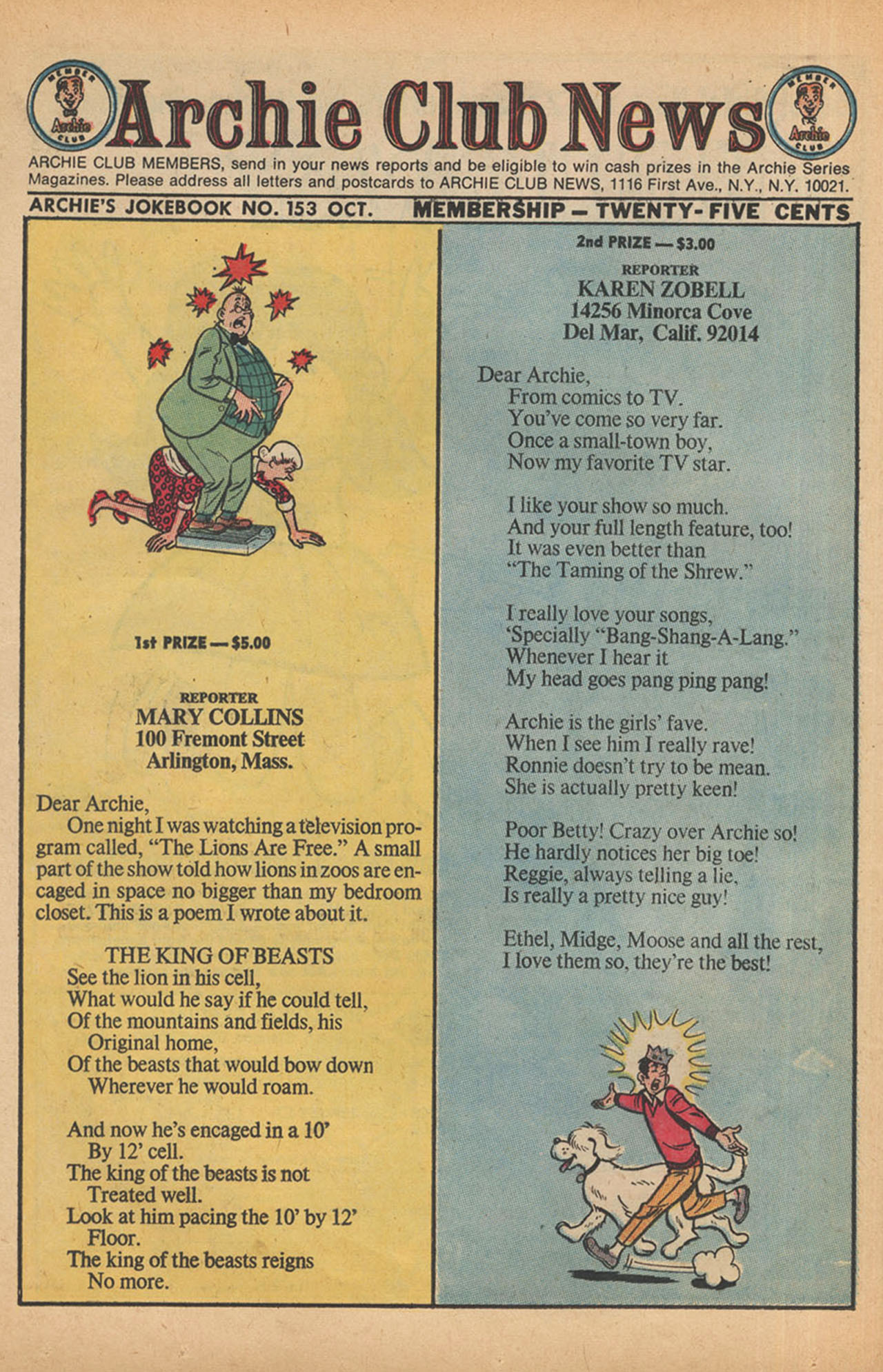 Read online Archie's Joke Book Magazine comic -  Issue #153 - 25