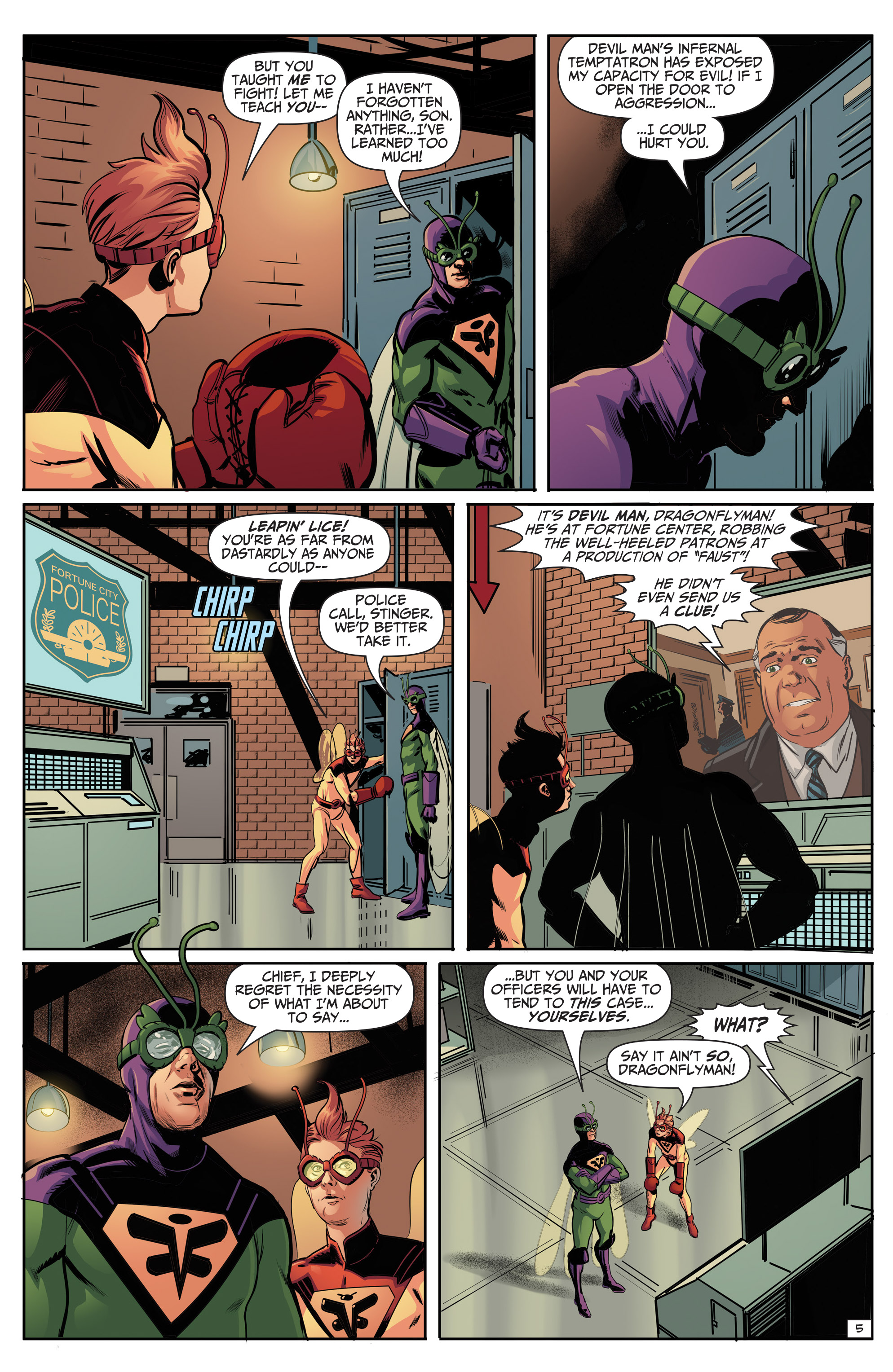 Read online Dragonfly & Dragonflyman comic -  Issue #3 - 6