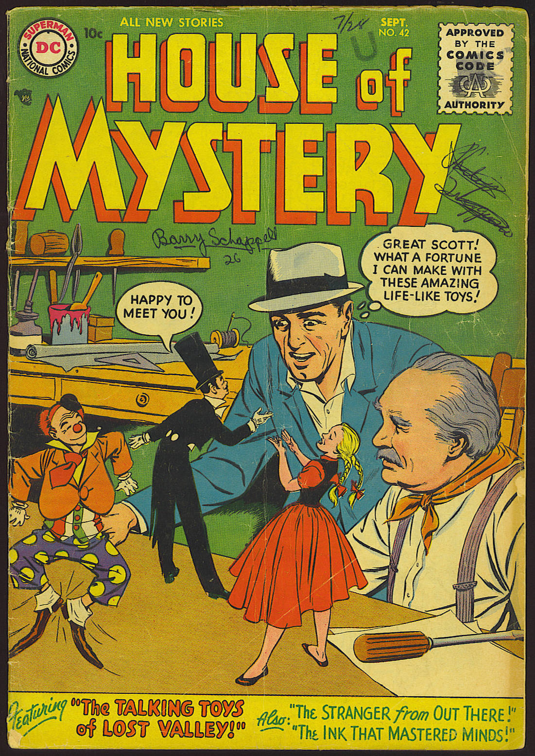 Read online House of Mystery (1951) comic -  Issue #42 - 1