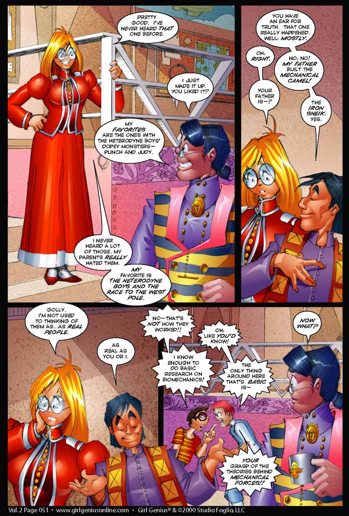 Read online Girl Genius (2002) comic -  Issue #2 - 51
