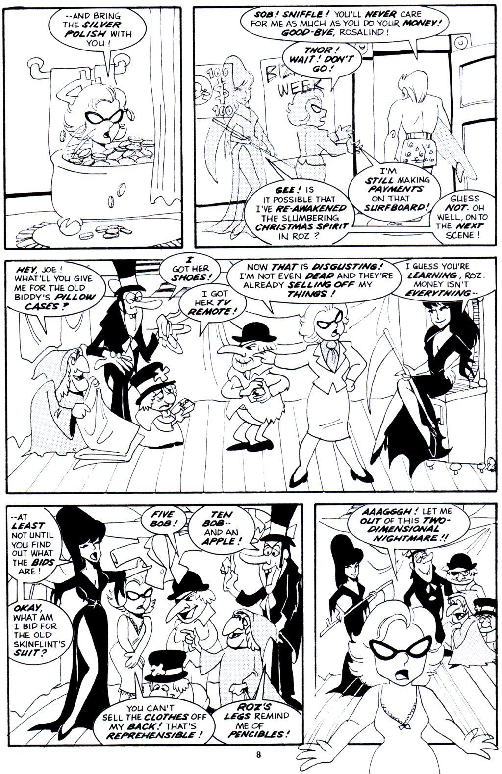 Read online Elvira, Mistress of the Dark comic -  Issue #8 - 9