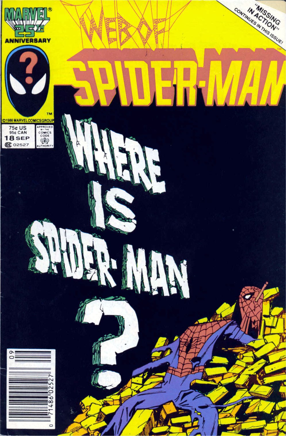 Read online Web of Spider-Man (1985) comic -  Issue #18 - 1