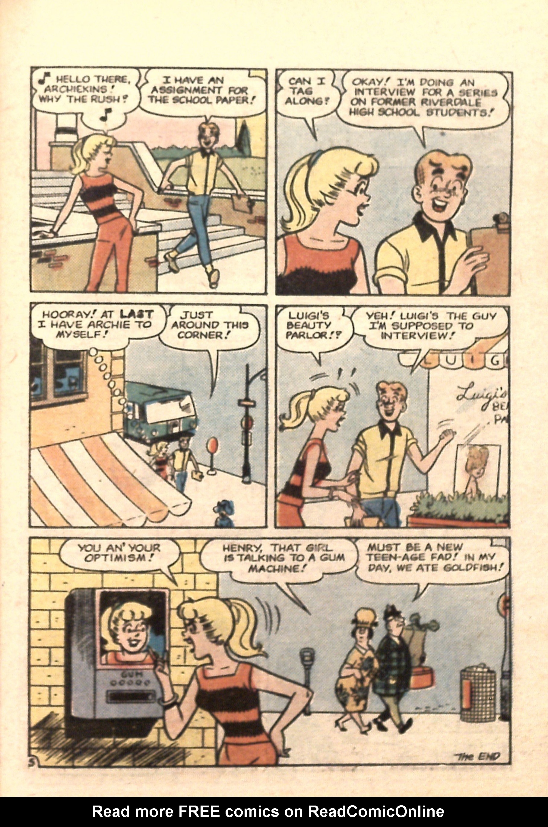 Read online Archie...Archie Andrews, Where Are You? Digest Magazine comic -  Issue #7 - 57