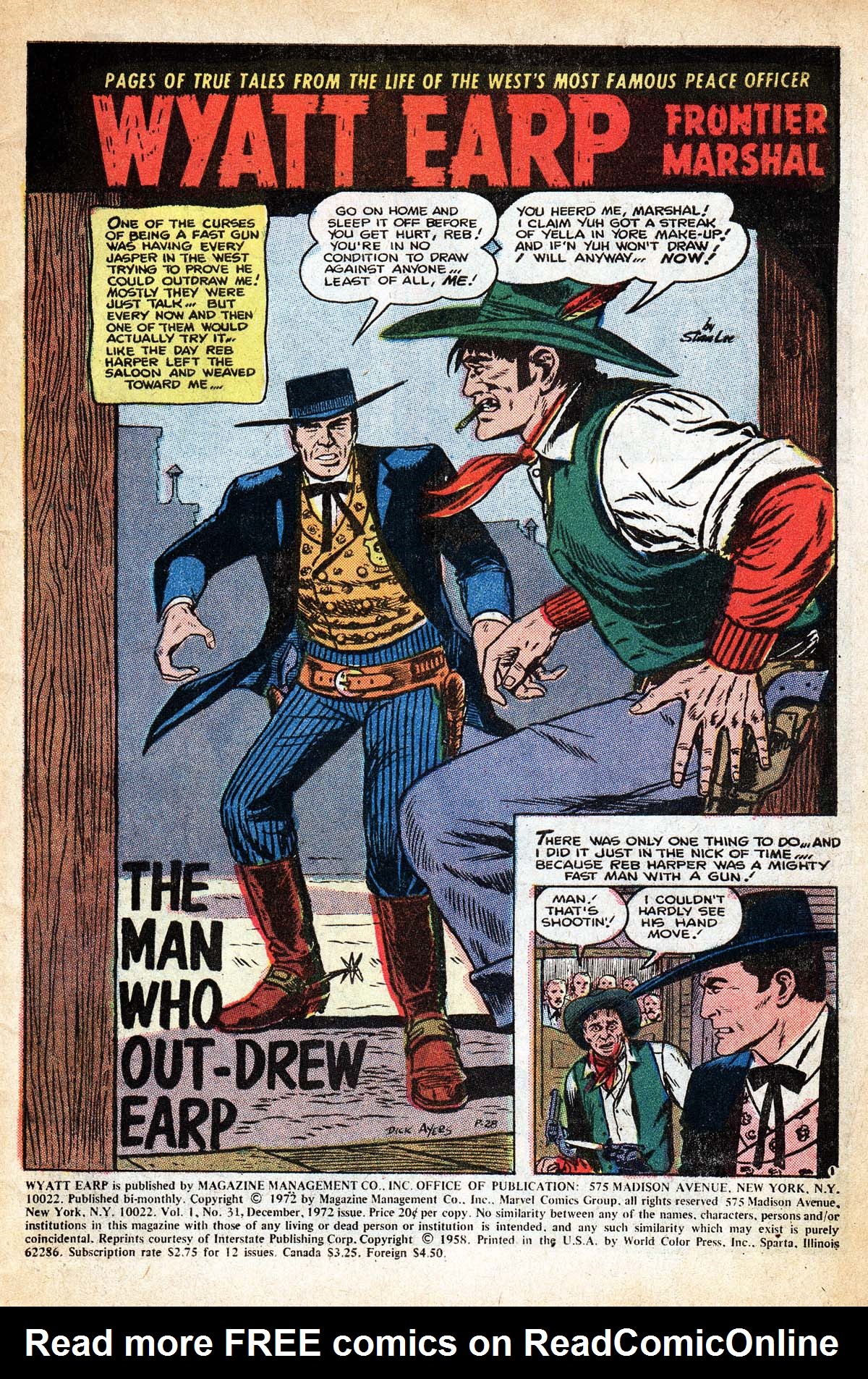 Read online Wyatt Earp comic -  Issue #31 - 2