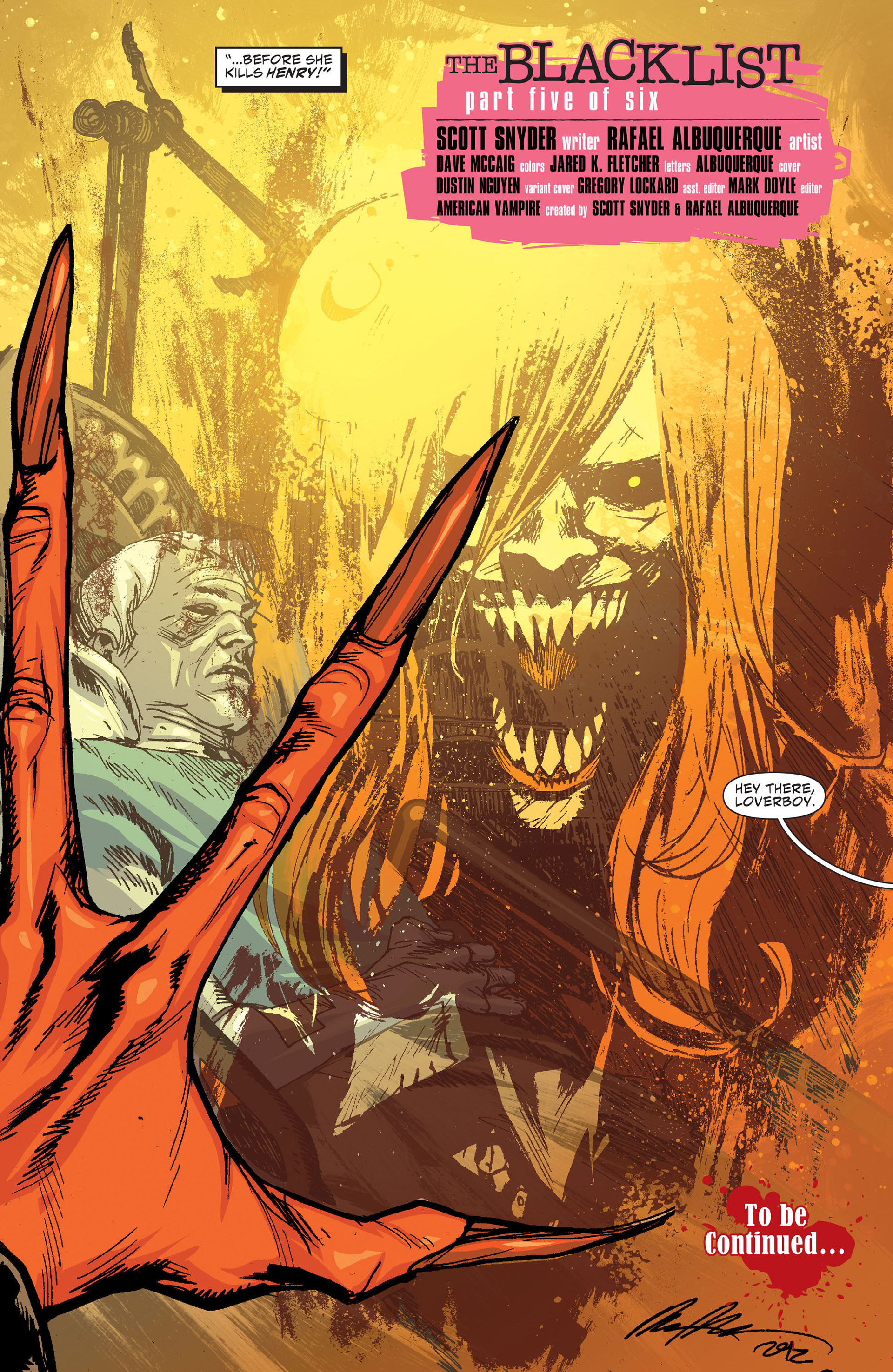 Read online American Vampire comic -  Issue #32 - 19