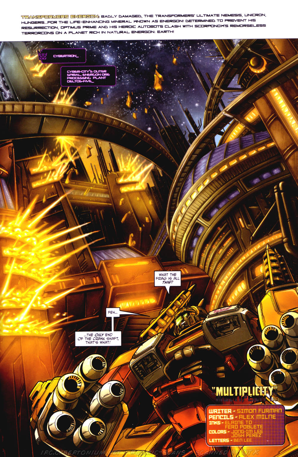 Read online Transformers Energon comic -  Issue #28 - 3