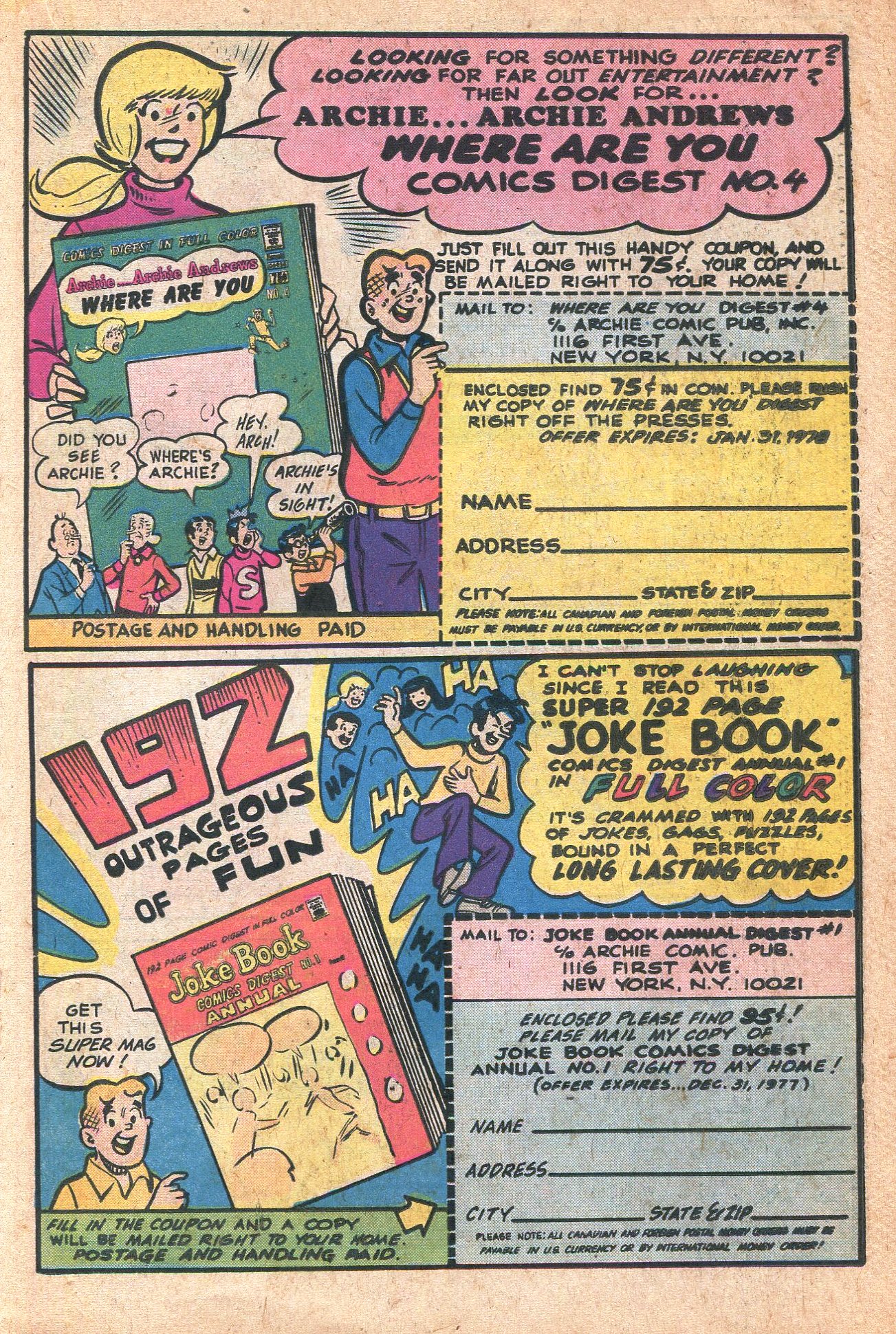 Read online Archie's Joke Book Magazine comic -  Issue #237 - 19