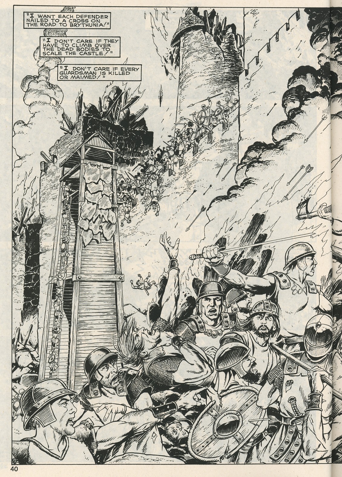 Read online The Savage Sword Of Conan comic -  Issue #126 - 40