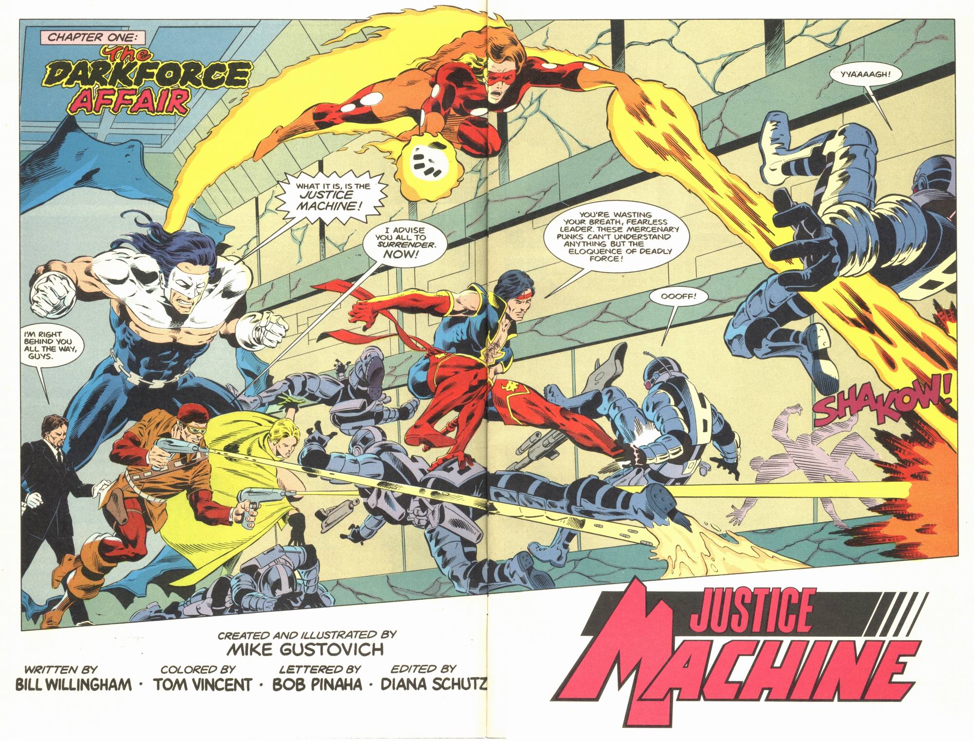 Read online Justice Machine featuring The Elementals comic -  Issue #1 - 4