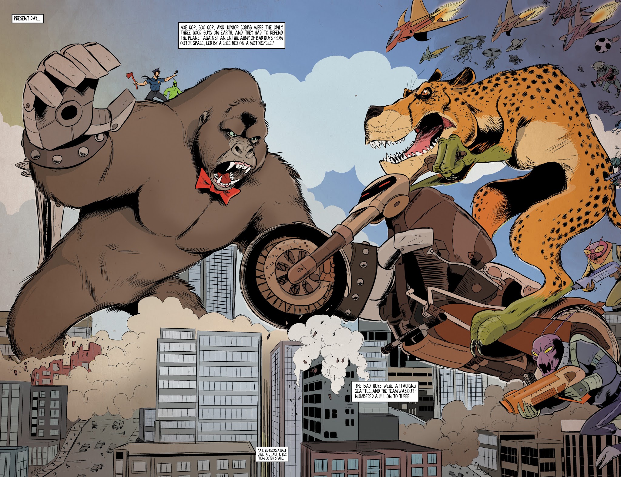 Read online Axe Cop comic -  Issue # TPB 4 - 34