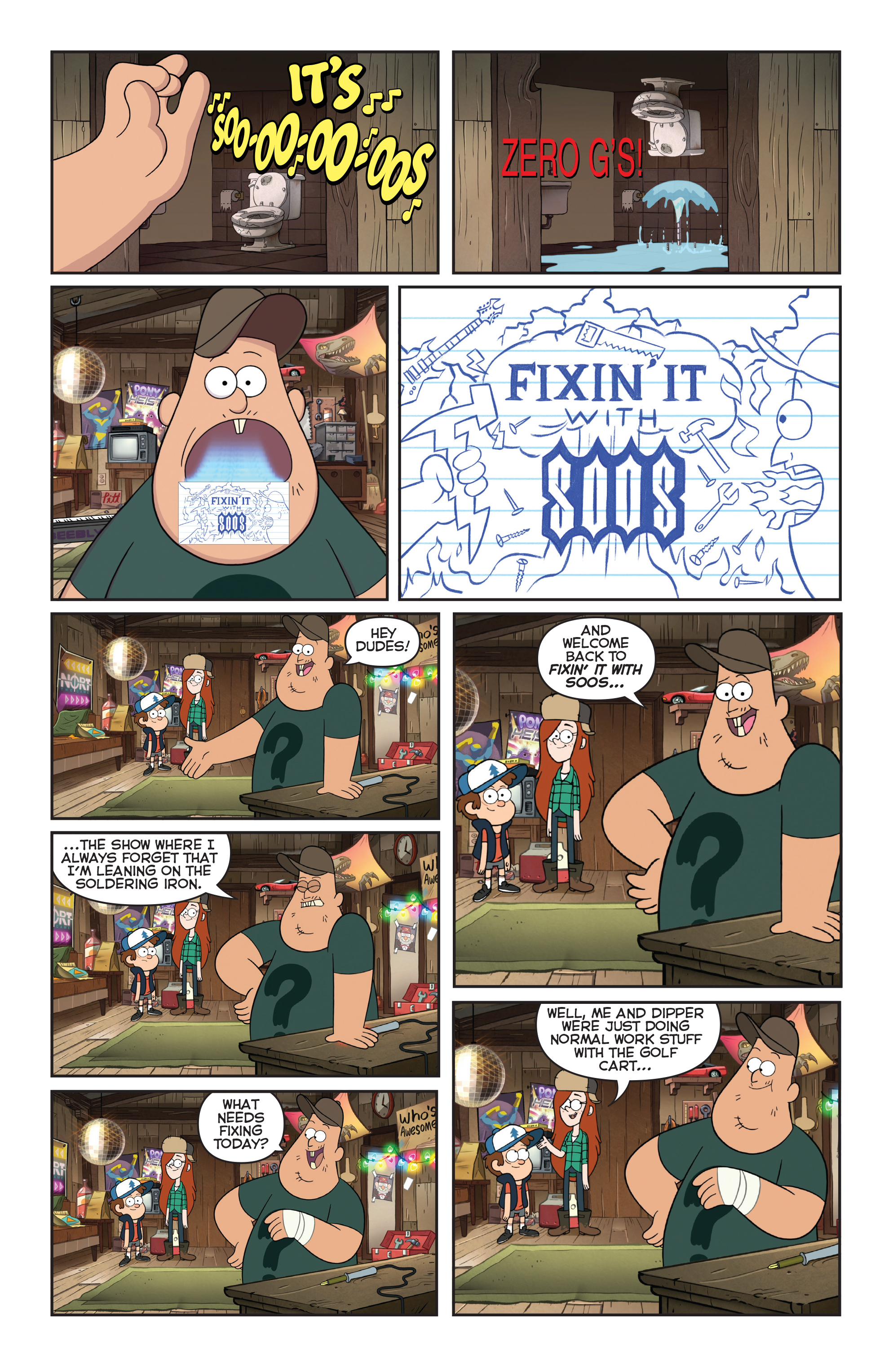 Read online Disney Gravity Falls Shorts Cinestory Comic comic -  Issue #2 - 22