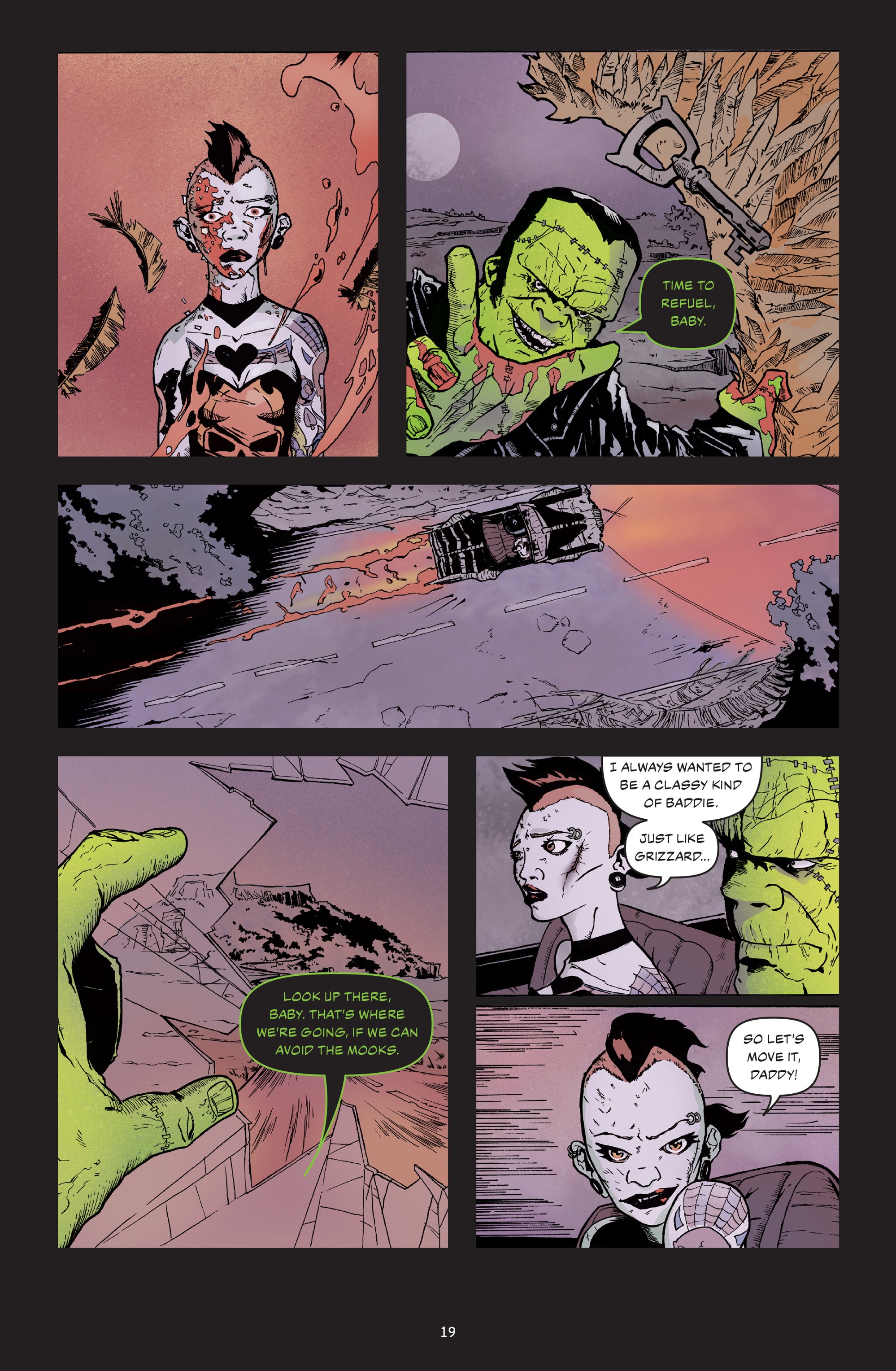 Read online Unmasked: Caddy Full of Blood comic -  Issue # Full - 21