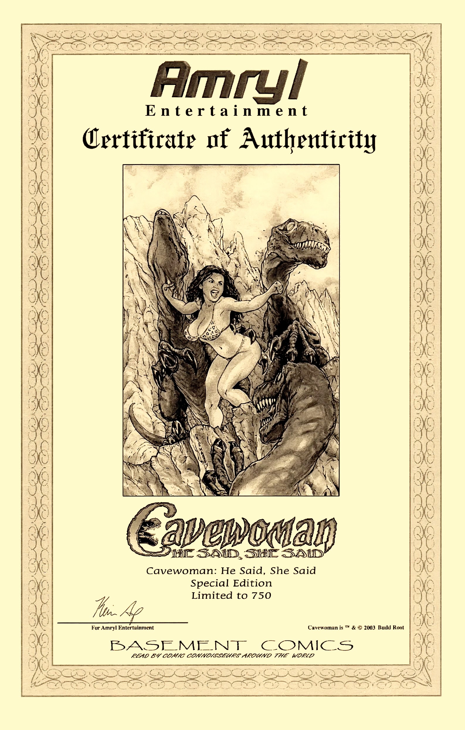 Read online Cavewoman: He Said She Said comic -  Issue # Full - 45