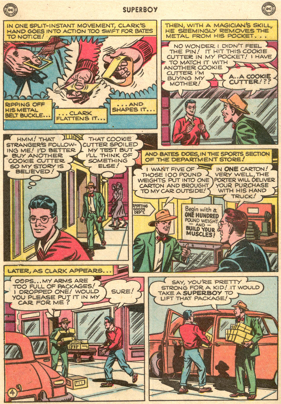 Read online Superboy (1949) comic -  Issue #7 - 35