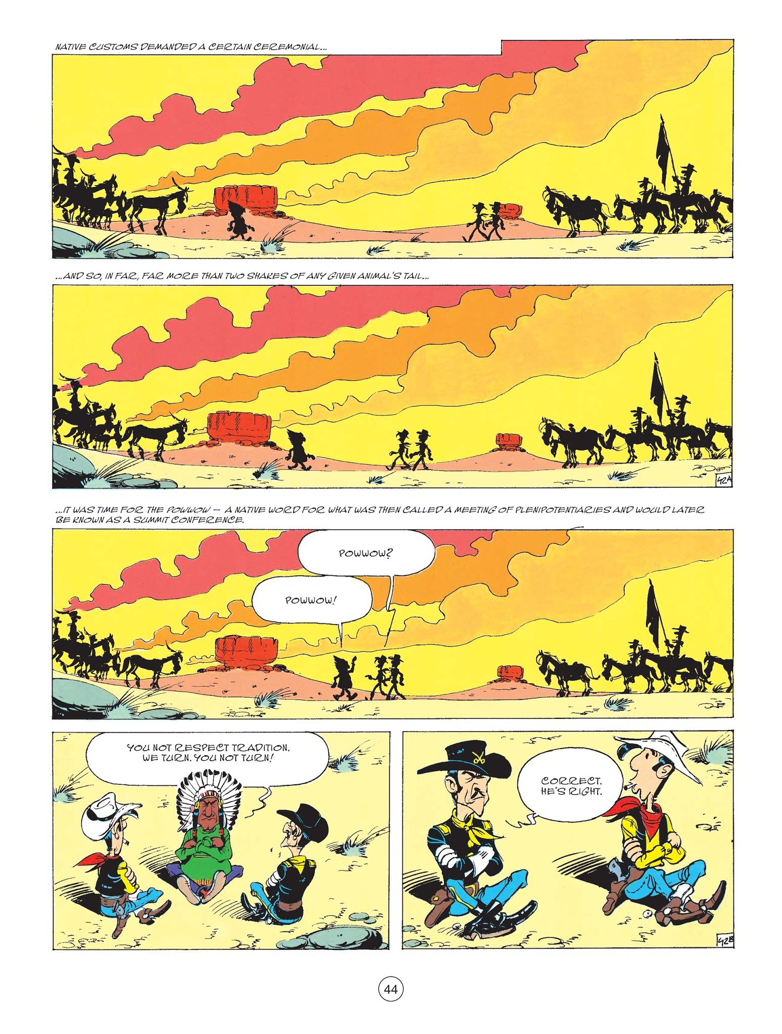 Read online A Lucky Luke Adventure comic -  Issue #61 - 45