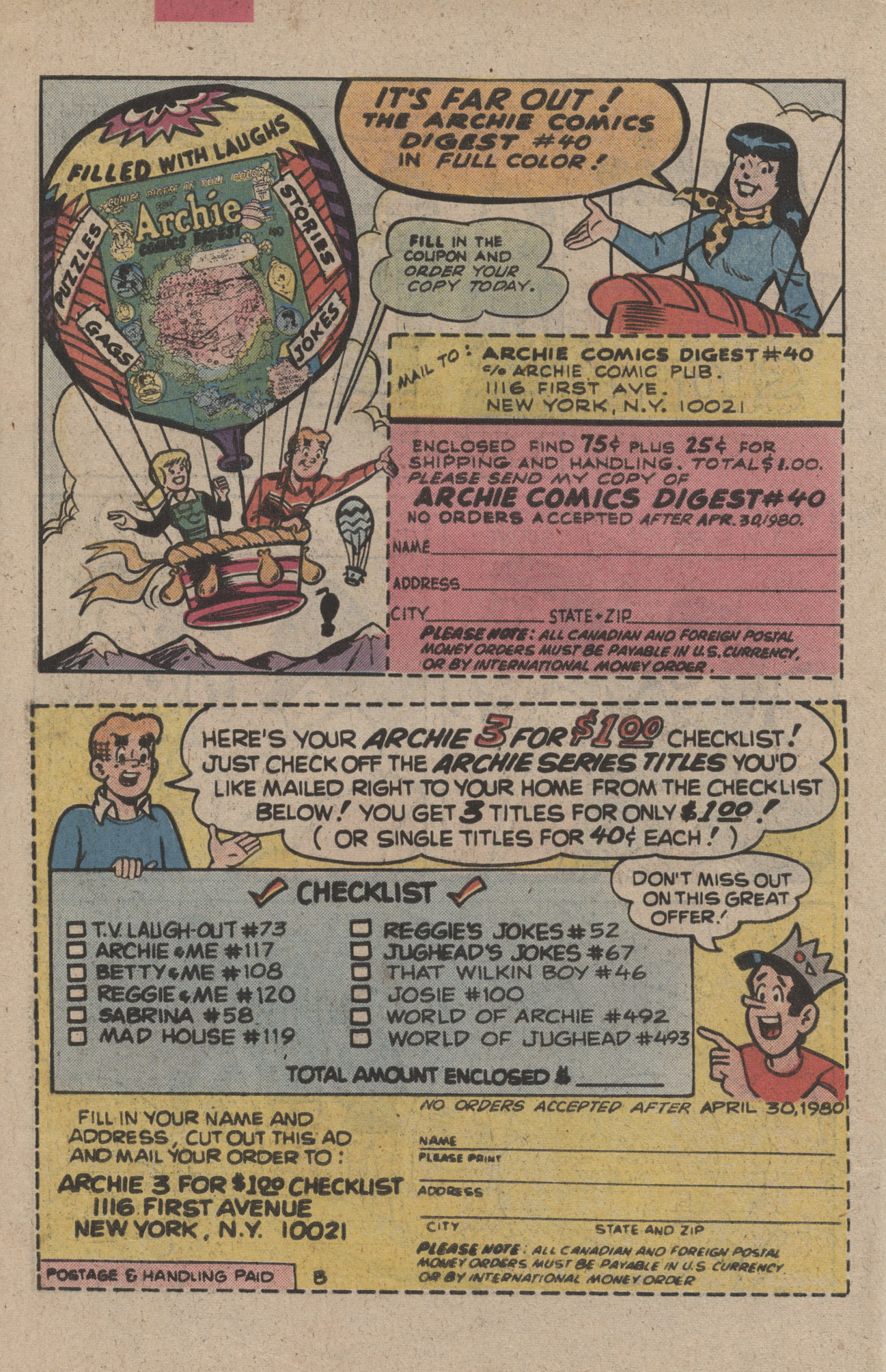 Read online Archie's Joke Book Magazine comic -  Issue #264 - 33